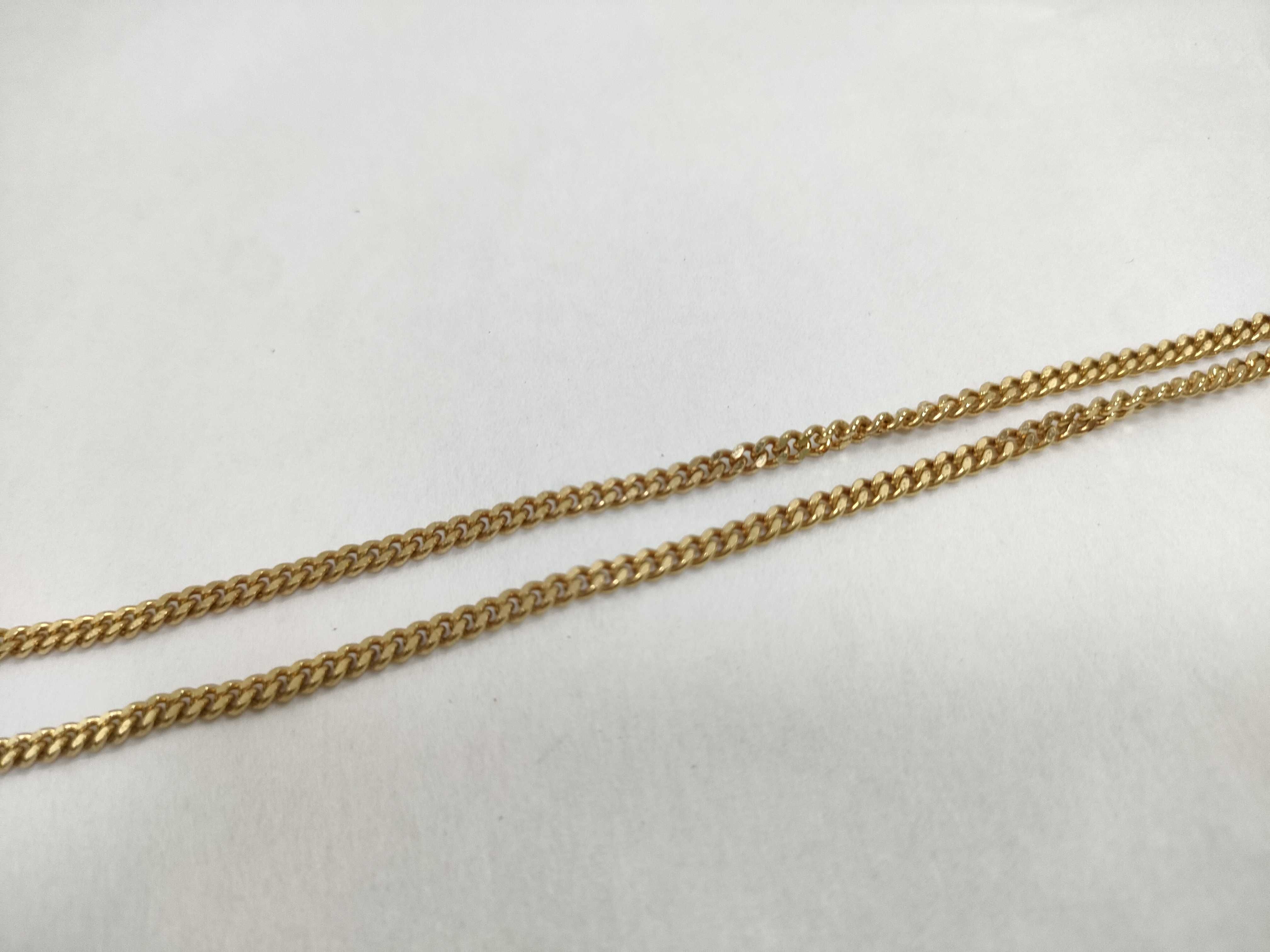 Necklace, Gold with Black Plate — view 8