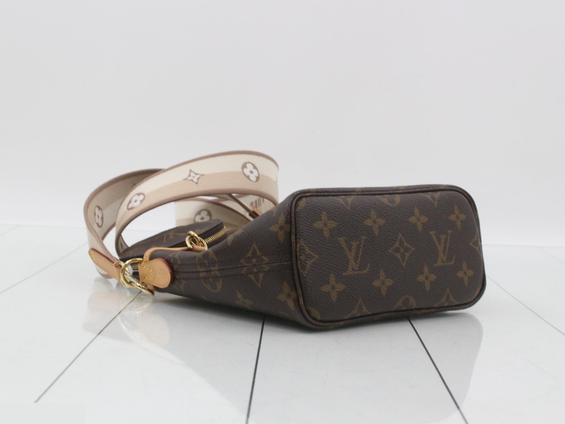 Monogram Neverfull BB with pouch, IC chip detected. — view 5