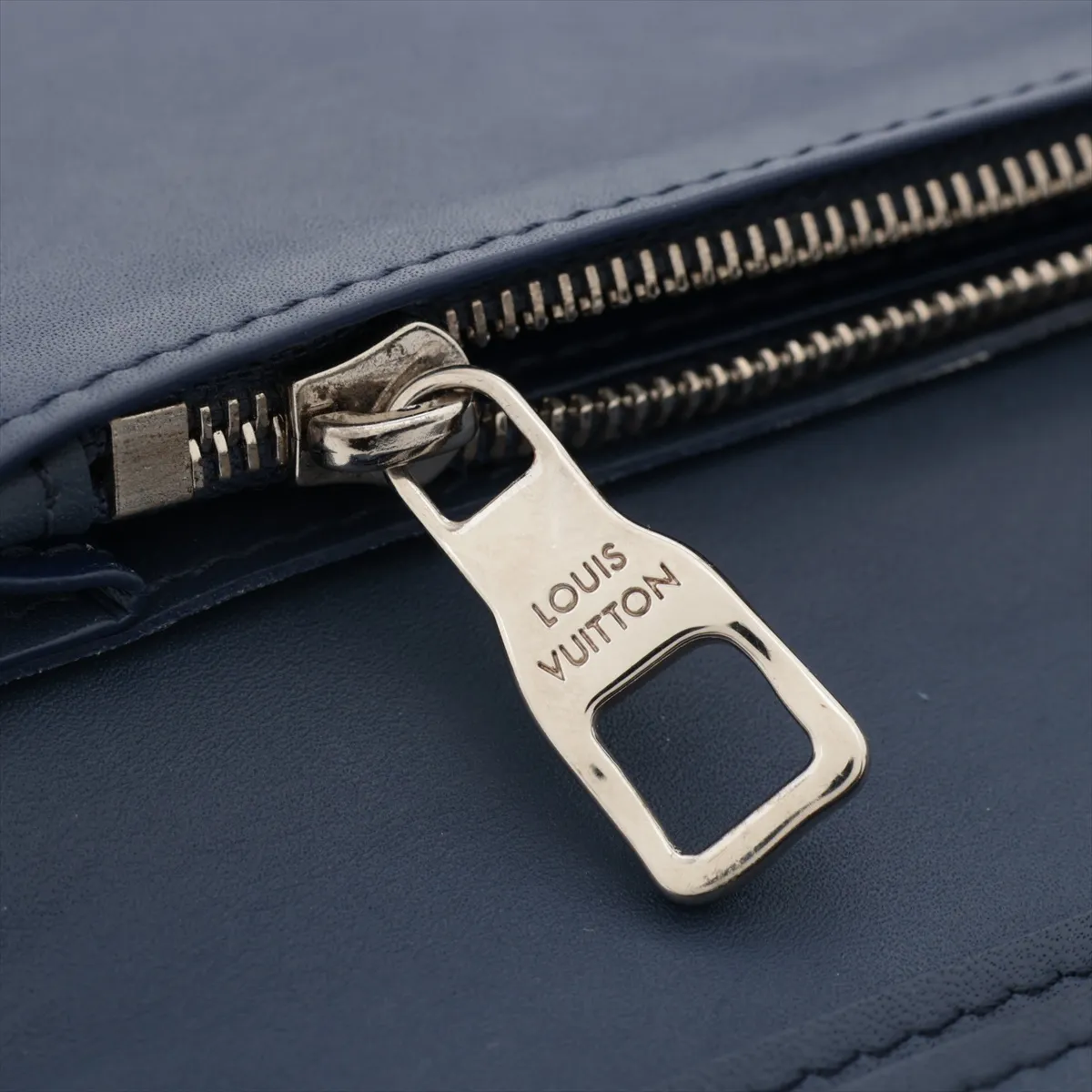Watercolor Monogram Portefeuille Brazza NM M80465 Navy Long Wallet (RFID detected) — view 11