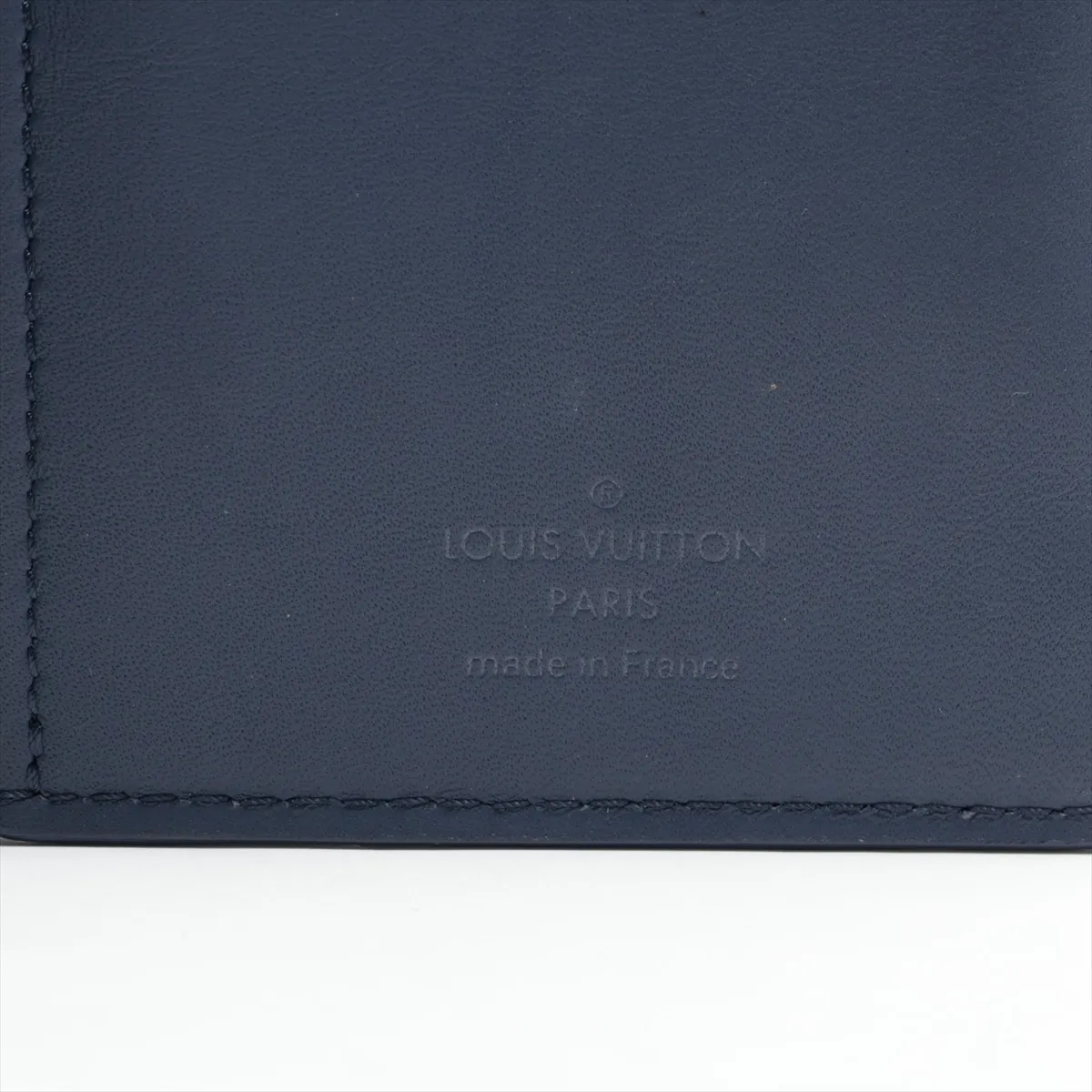 Watercolor Monogram Portefeuille Brazza NM M80465 Navy Long Wallet (RFID detected) — view 10
