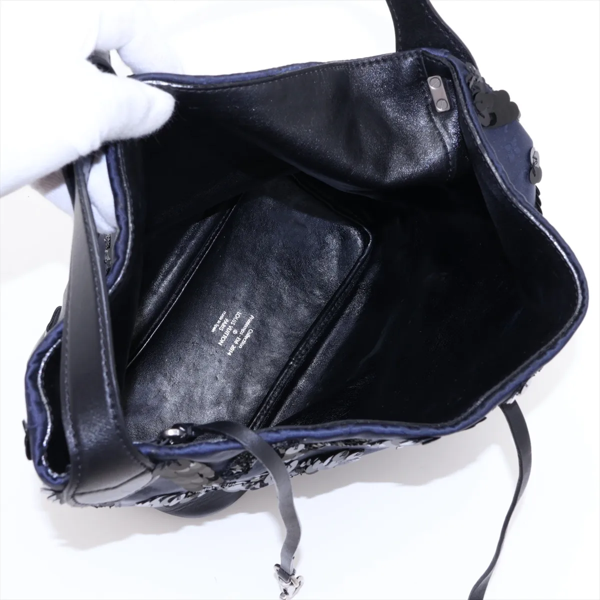 Monogram Satin NN14 Spotlight GM M94564 CA0164 Black — view 7