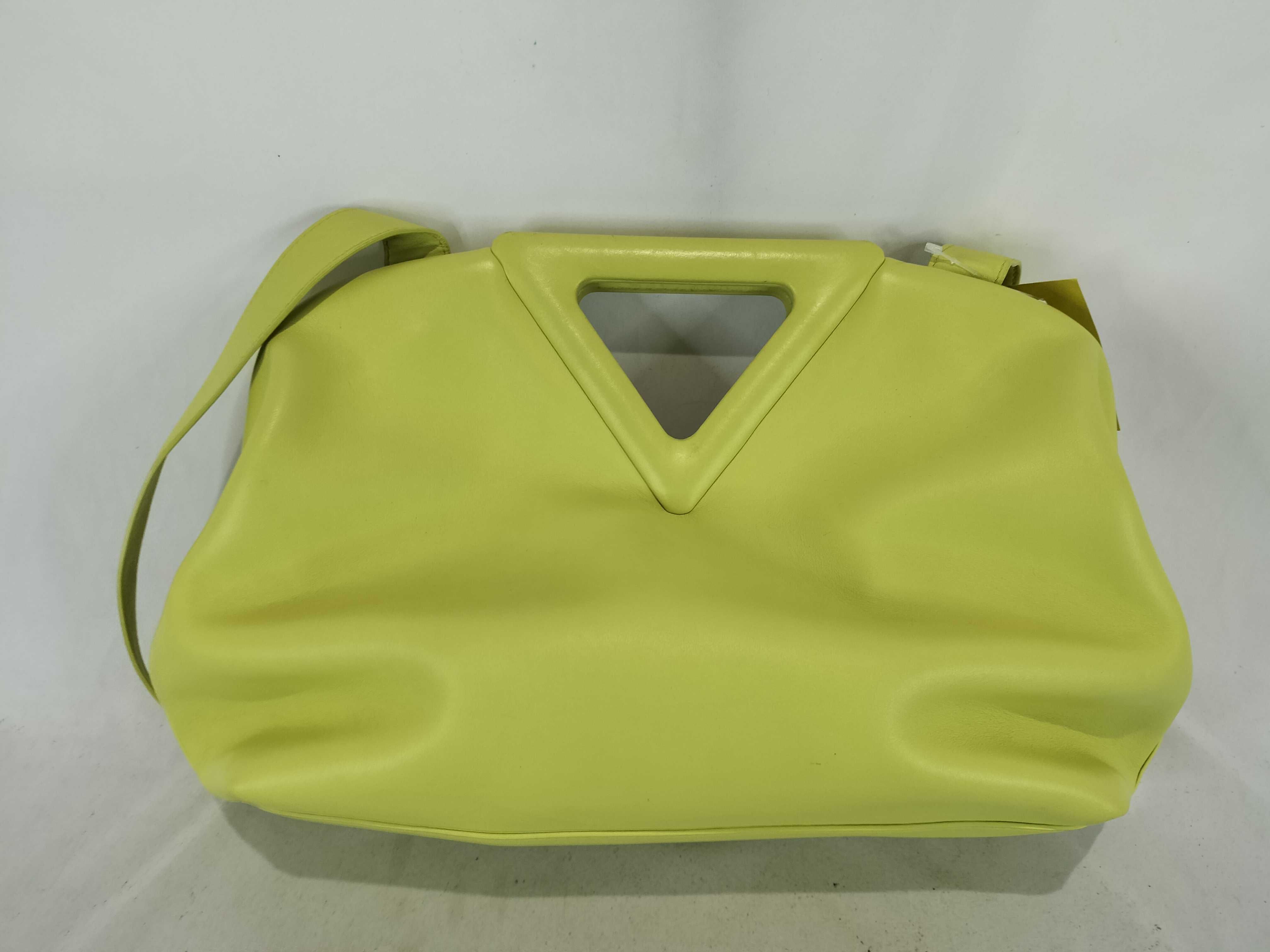 Point Lime Yellow Shoulder Bag