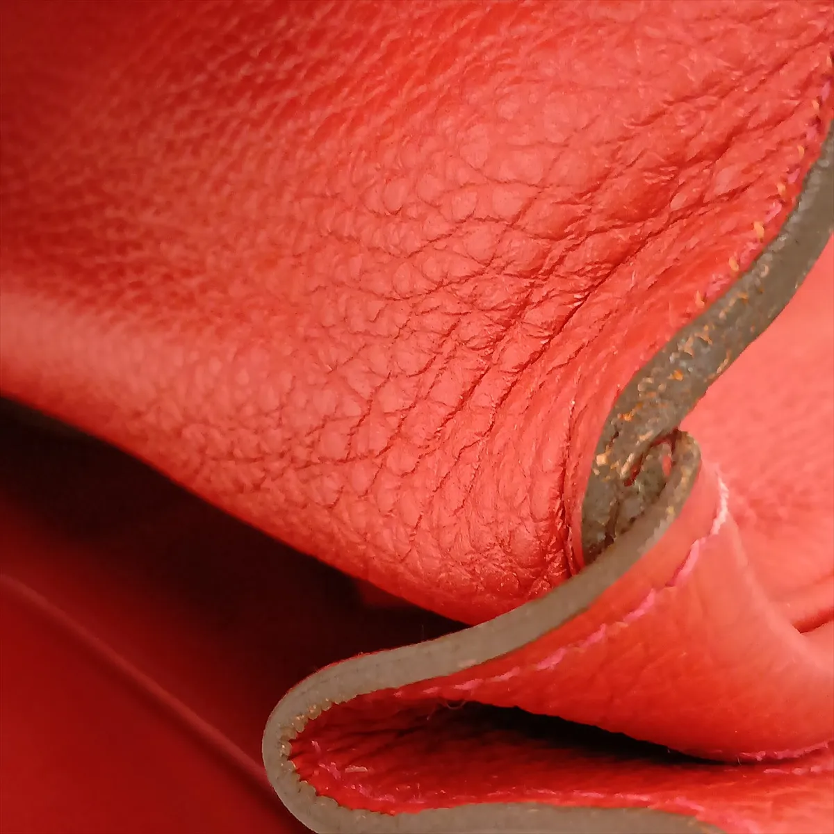 [Individually packaged] Hermes Kelly 40 Retournée Taurillon Clemence Red Gold Hardware P:2012 — view 15