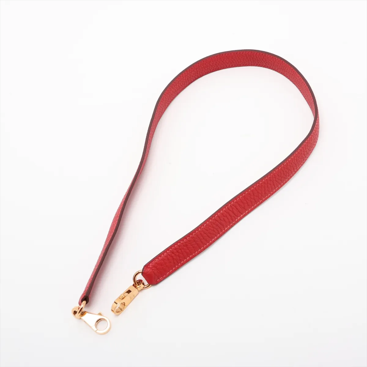 [Individually packaged] Hermes Kelly 40 Retournée Taurillon Clemence Red Gold Hardware P:2012 — view 7