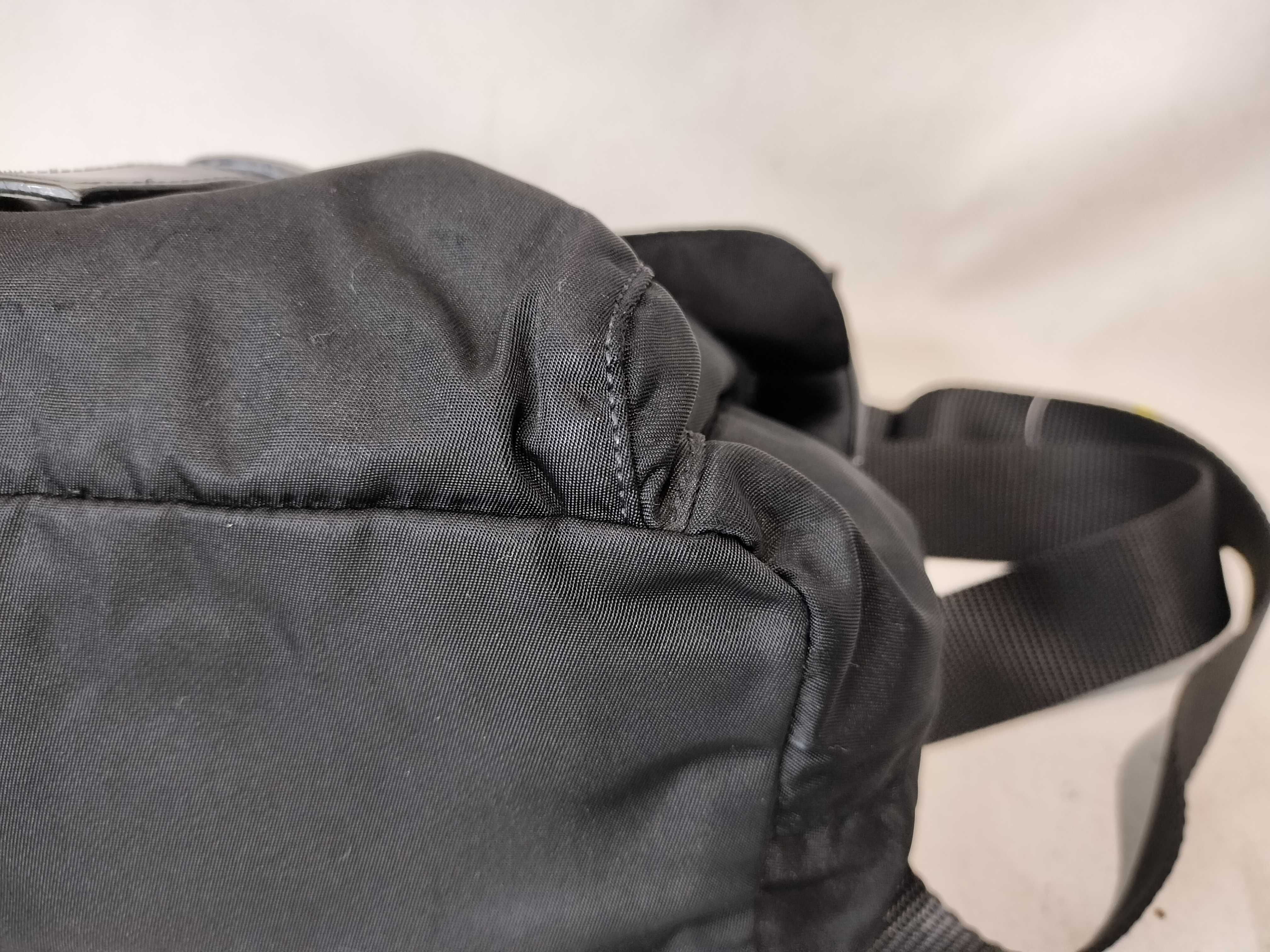 Nylon Flap Shoulder Bag with Triangle Logo — view 7