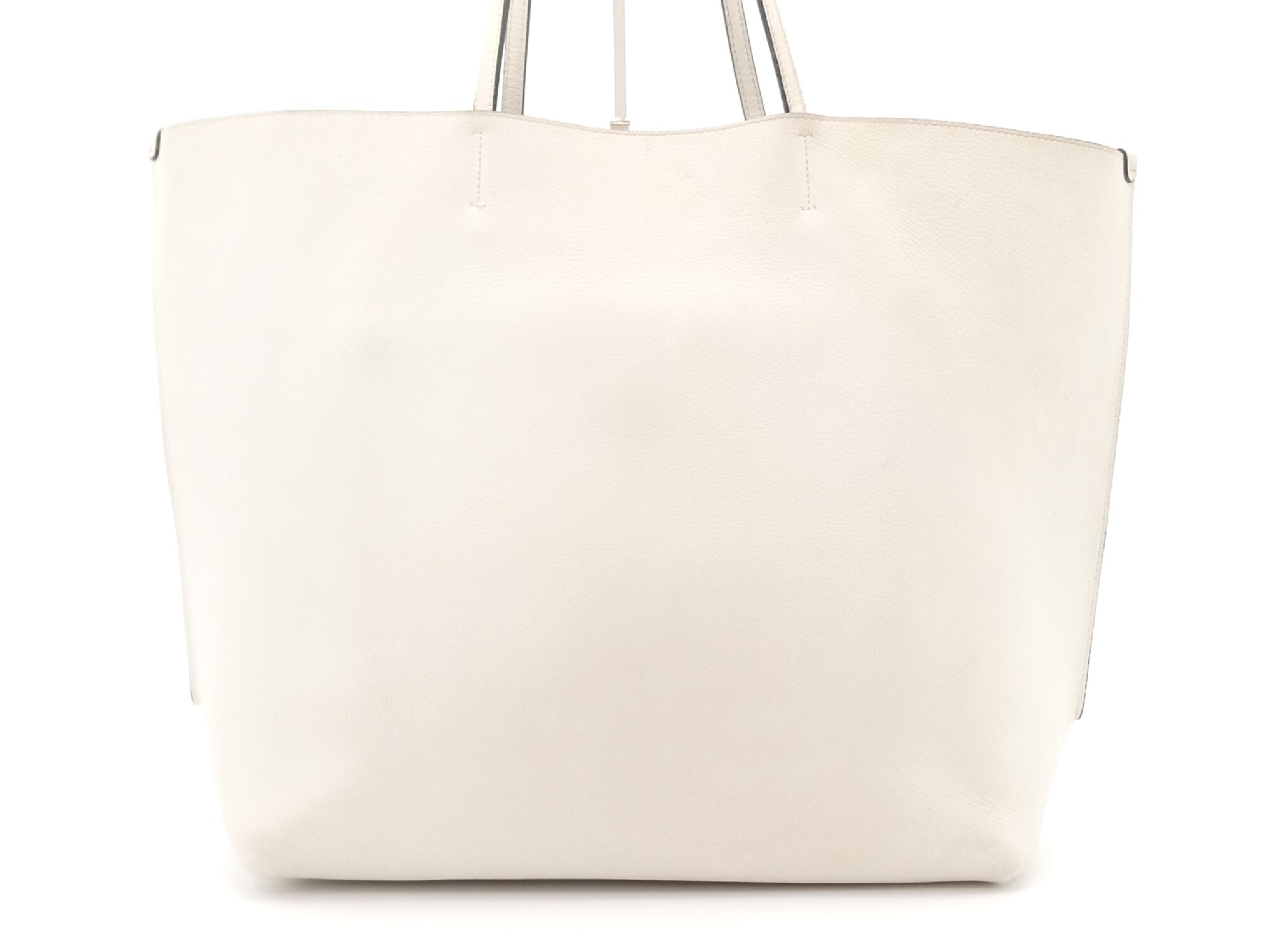 perforated leather tote bag — view 2