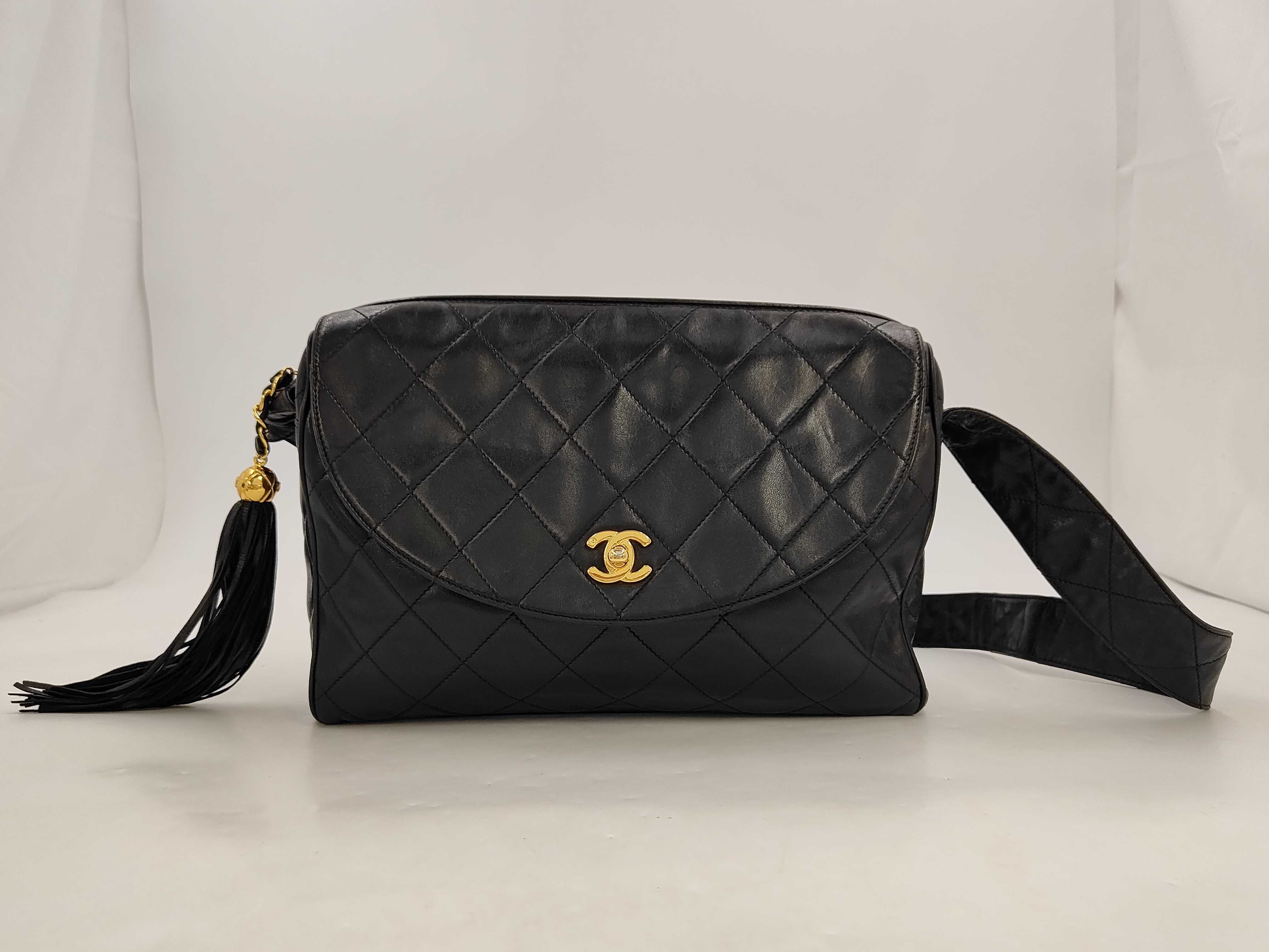 BAG MATELASSE NO. 3 LAMBSKIN VINTAGE FRINGE CAMERA W