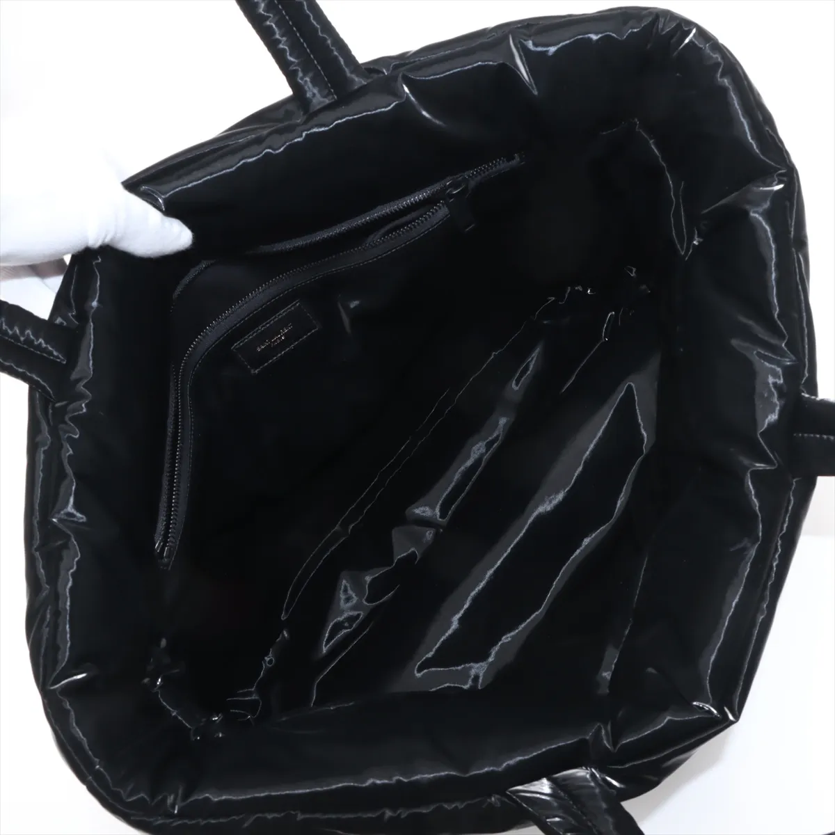 Leather Tote Bag Black 756269 — view 7
