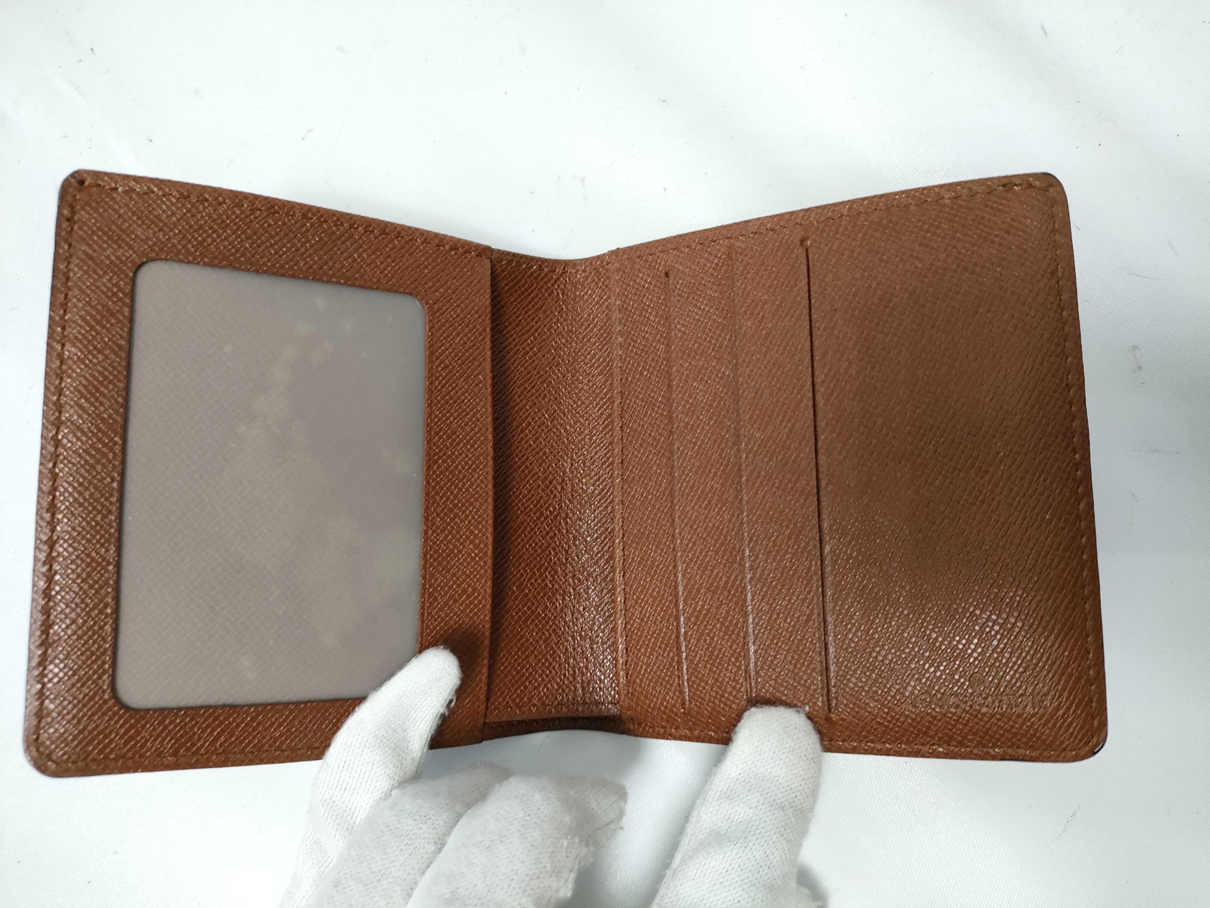Monogram Vuitton Monogram Portefeuille Cartes Bleu Billfold Card Case Wallet M60905 AN0990 Billfold — view 8