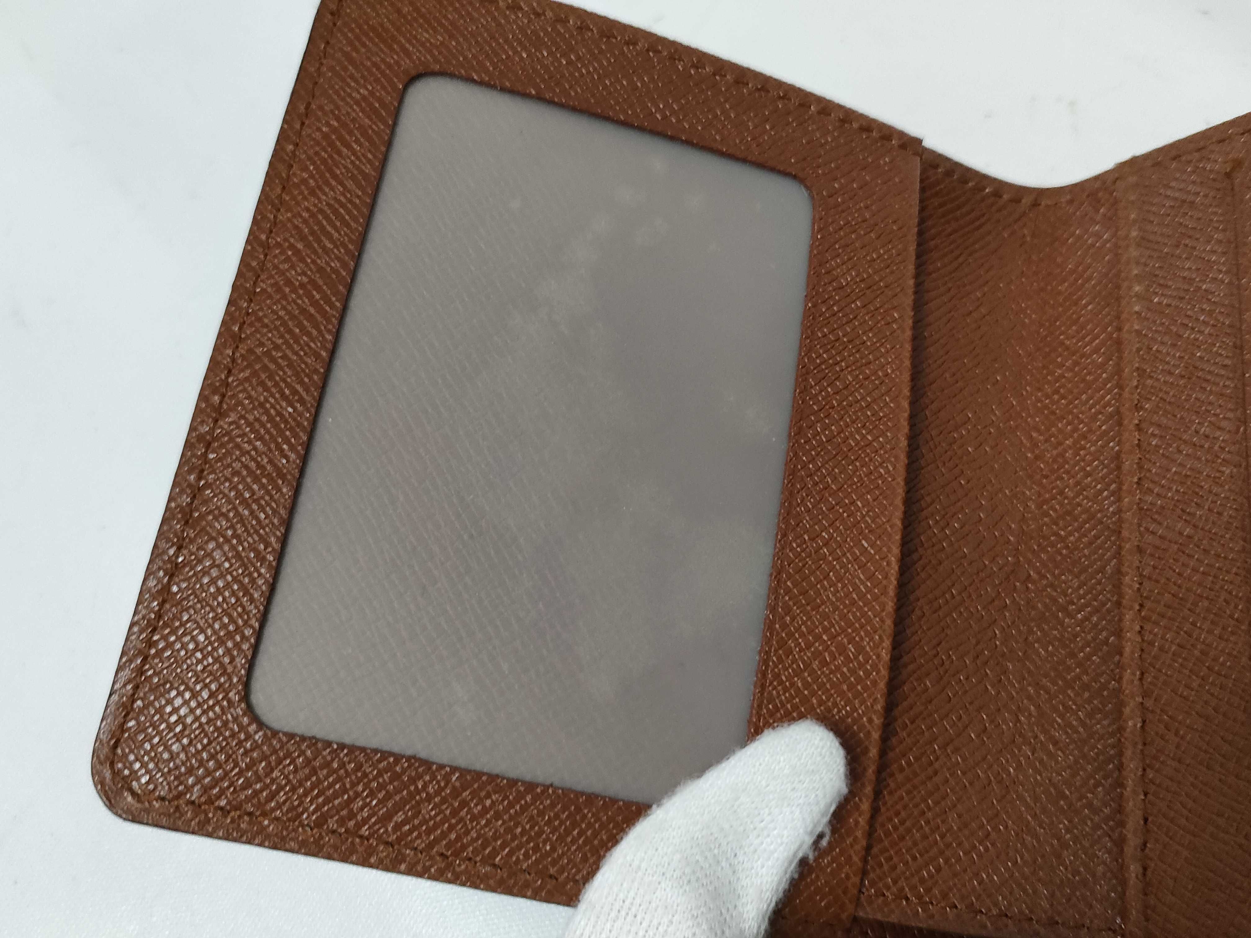 Monogram Vuitton Monogram Portefeuille Cartes Bleu Billfold Card Case Wallet M60905 AN0990 Billfold — view 9
