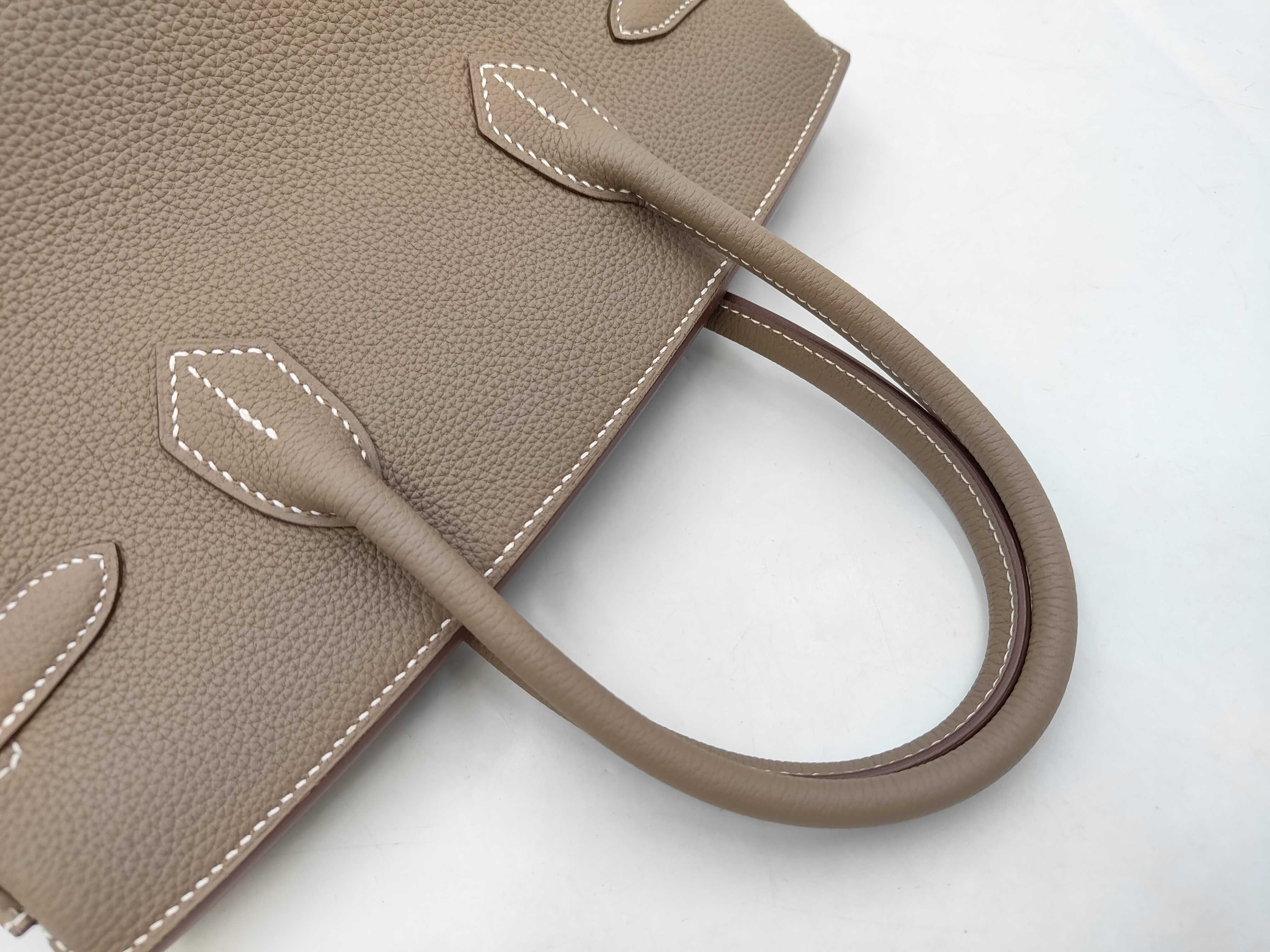 Birkin 30 Togo Etoupe Gold Hardware G Stamp Handbag — view 4