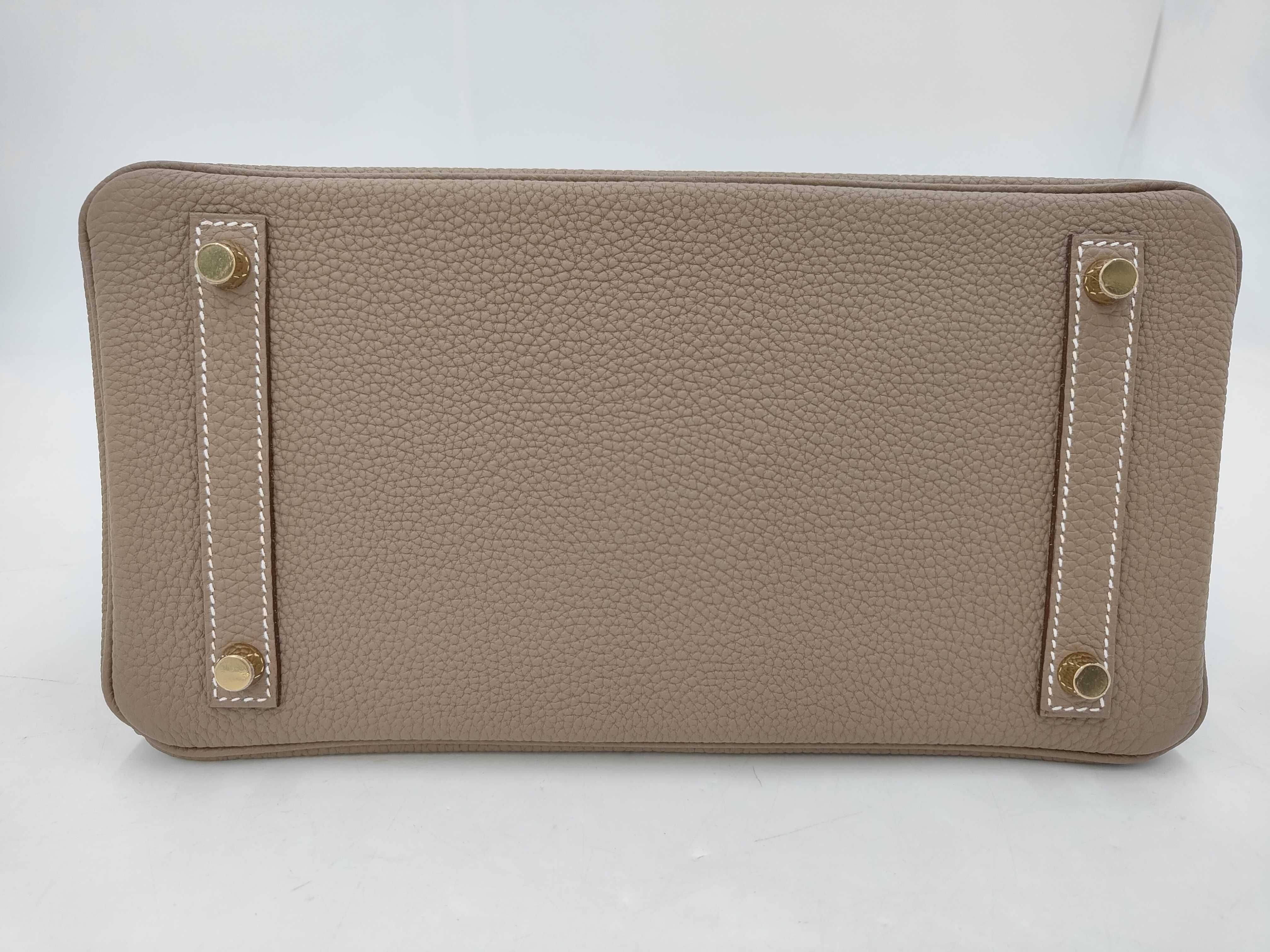 Birkin 30 Togo Etoupe Gold Hardware G Stamp Handbag — view 7