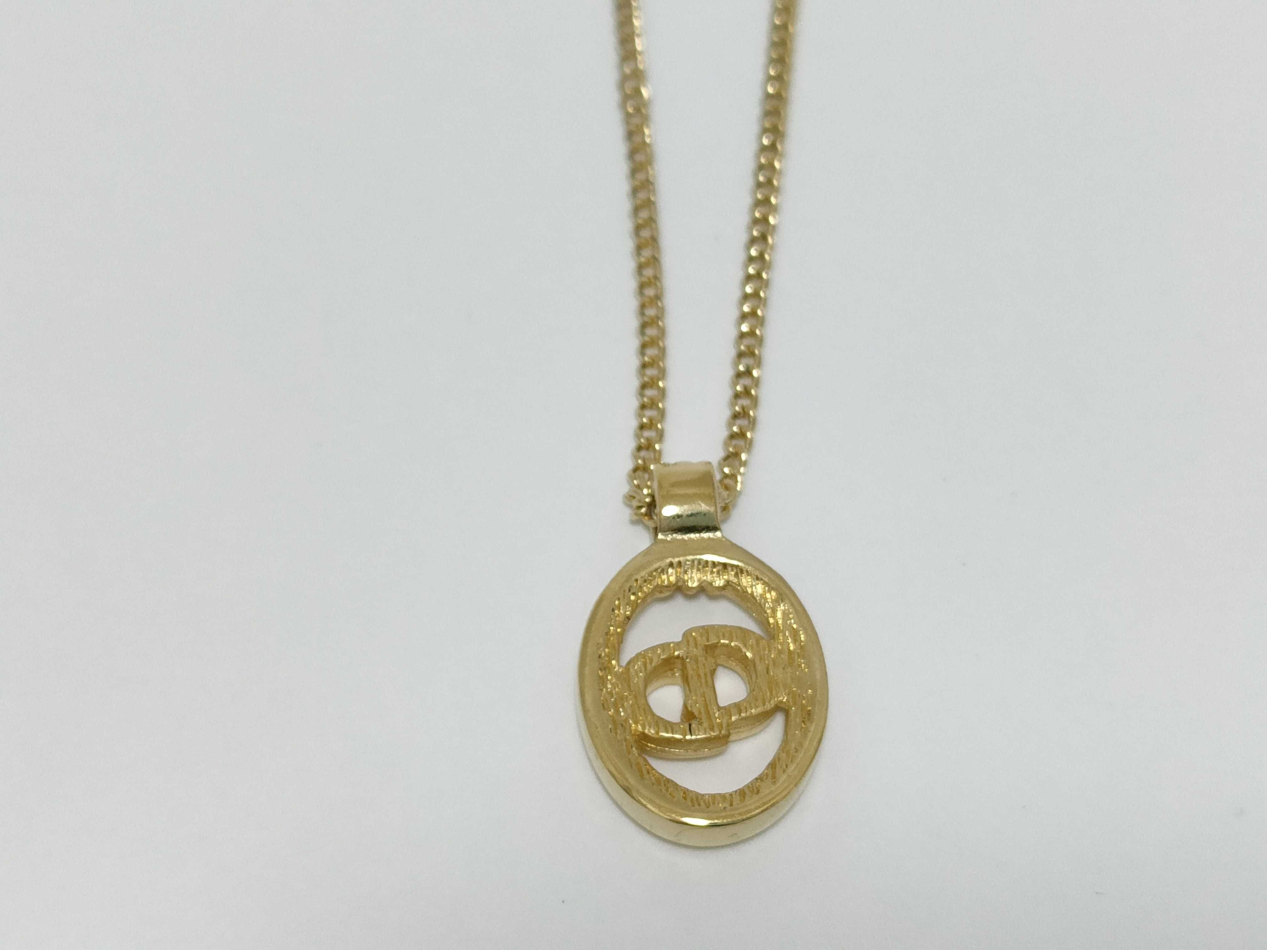 Oval CD Necklace — view 2