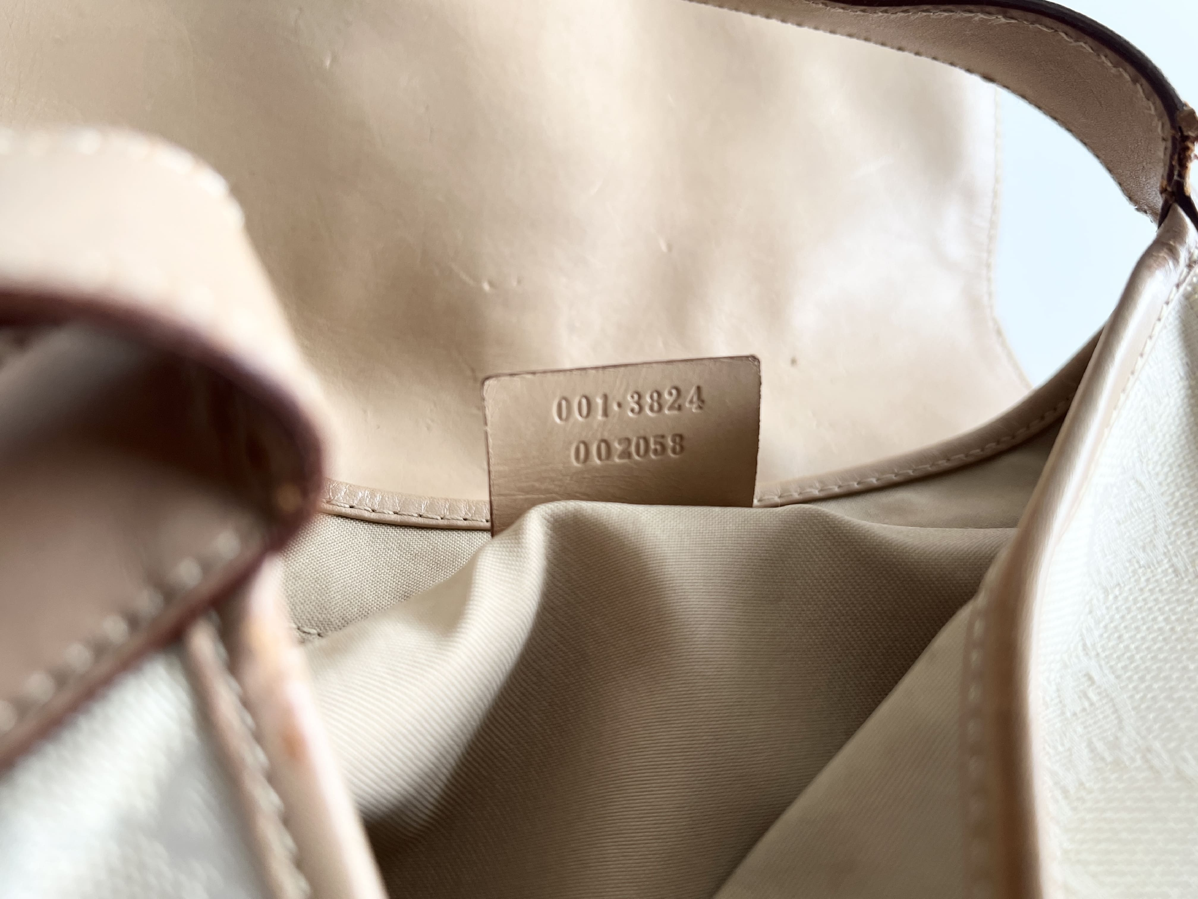 Jackie GG Leather Canvas Shoulder Bag (One Shoulder Bag) — view 9