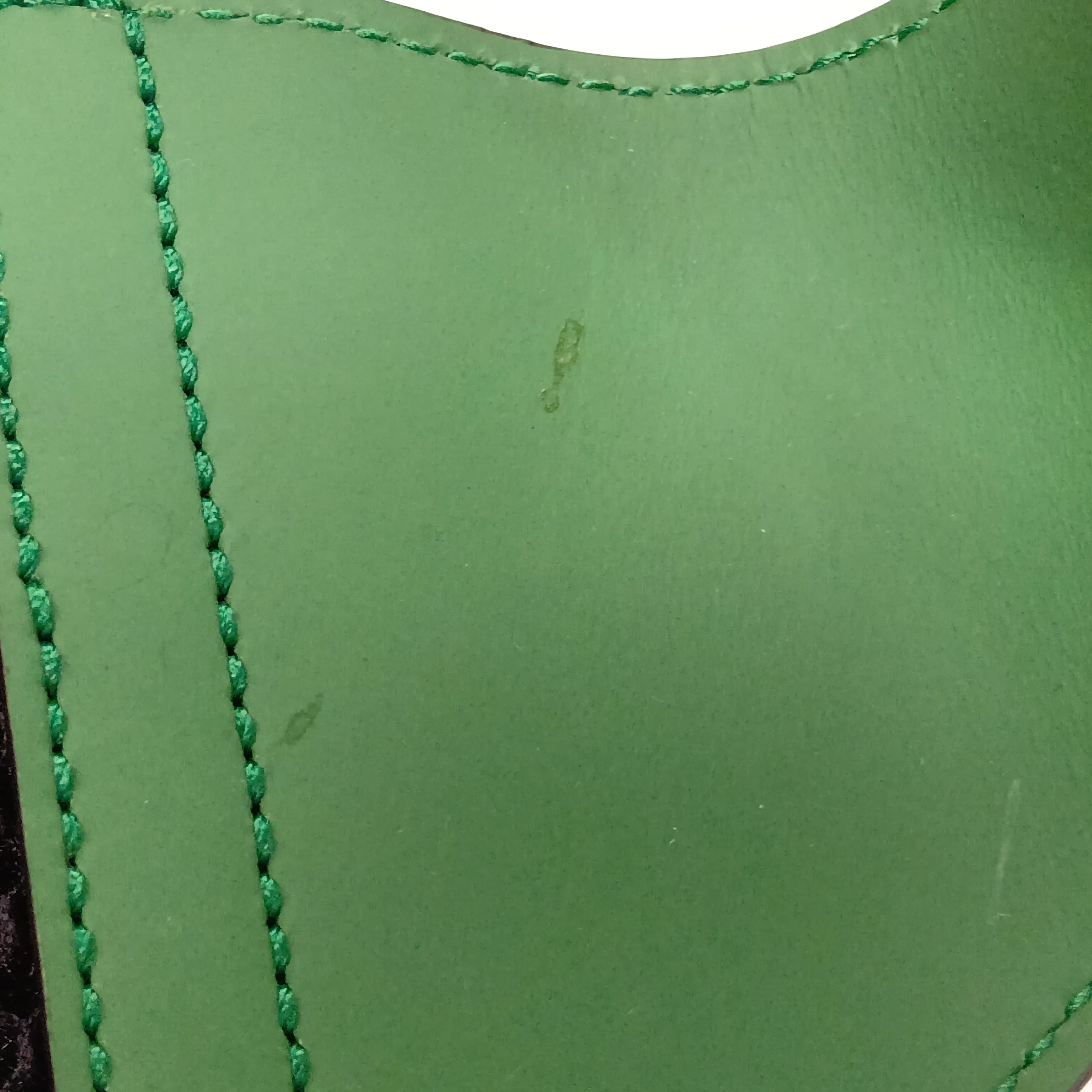 GG Rubber Effect Belt Bag, Rubber Body Bag, Green, 771422 — view 12