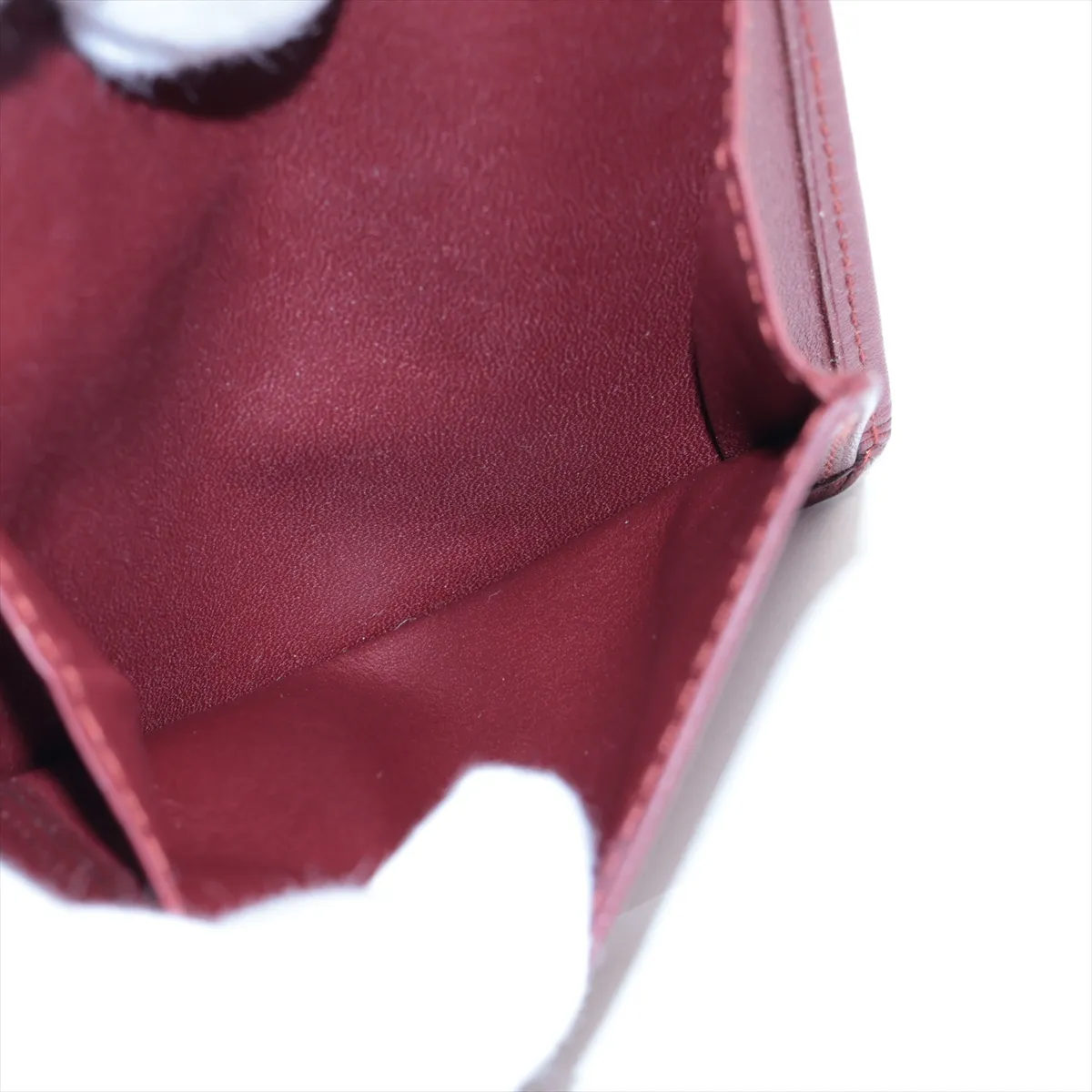 Must Leather Compact Wallet Bordeaux — view 6