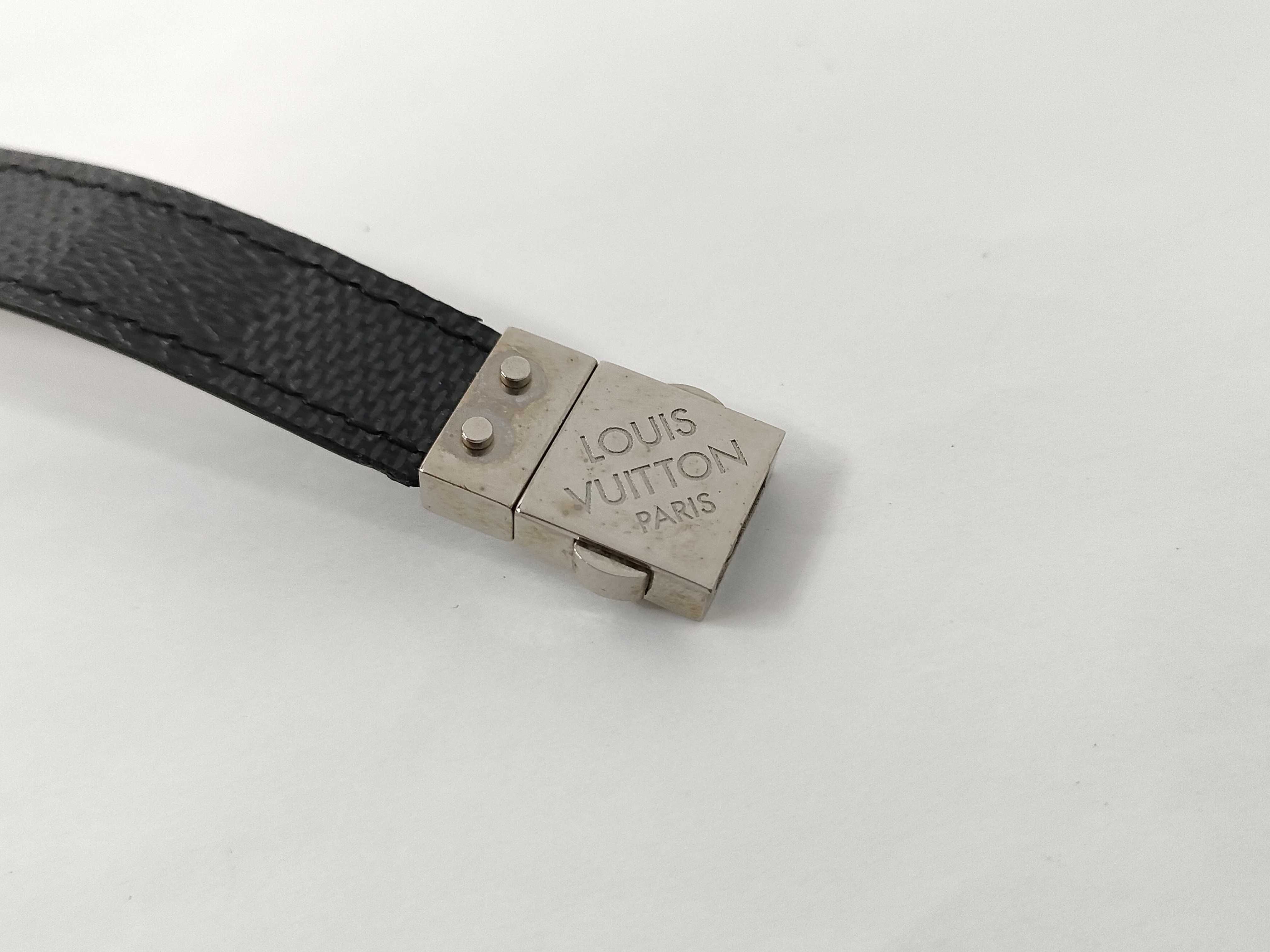 Damier Graphite LV Damier Graphite Reversible Bracelet Bracelet/Bangle — view 5