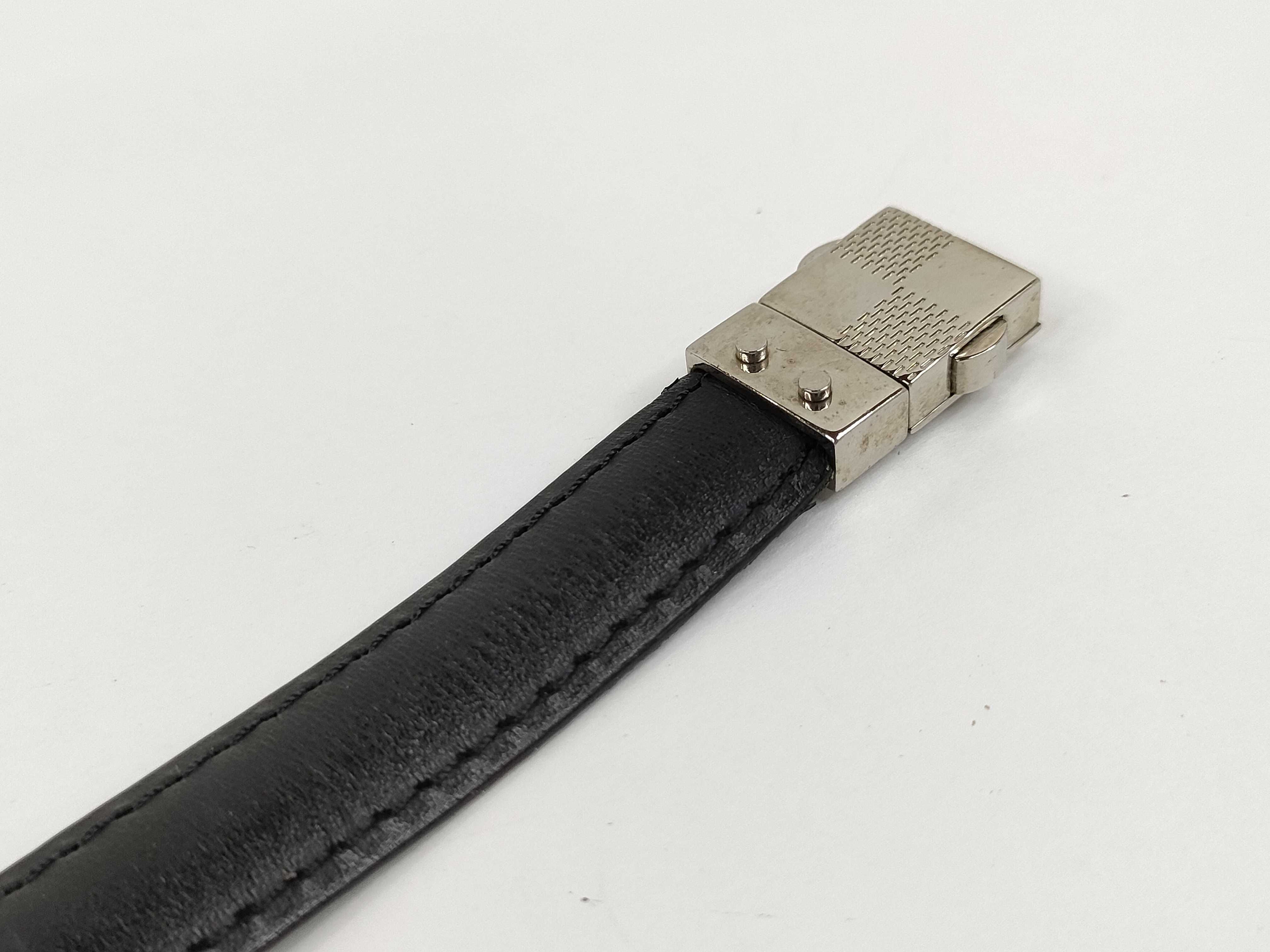 Damier Graphite LV Damier Graphite Reversible Bracelet Bracelet/Bangle — view 8