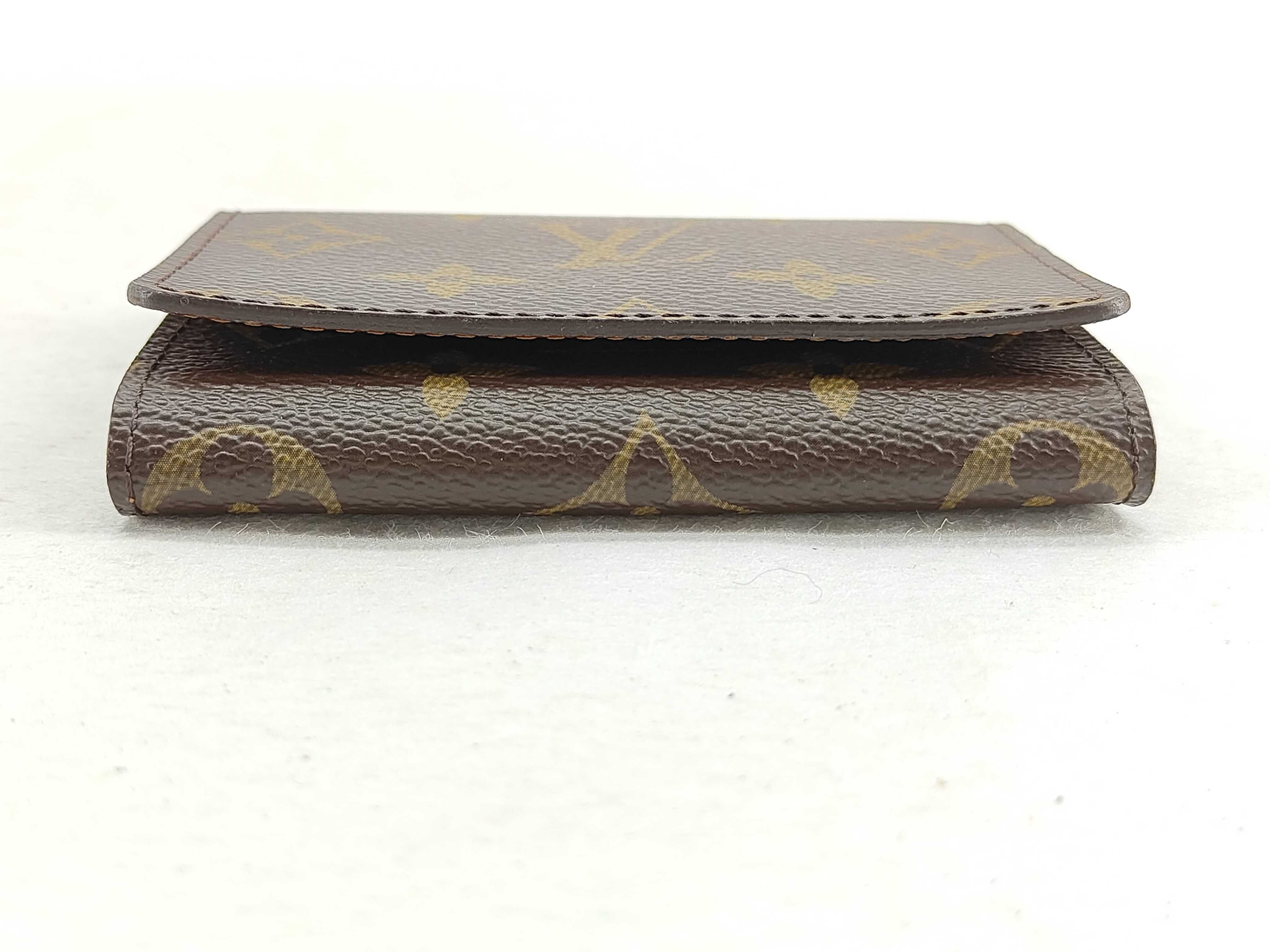 Monogram Enveloppe Carte de Visite Card Case (Card Case/Pass Case/Business Card Holder) — view 4