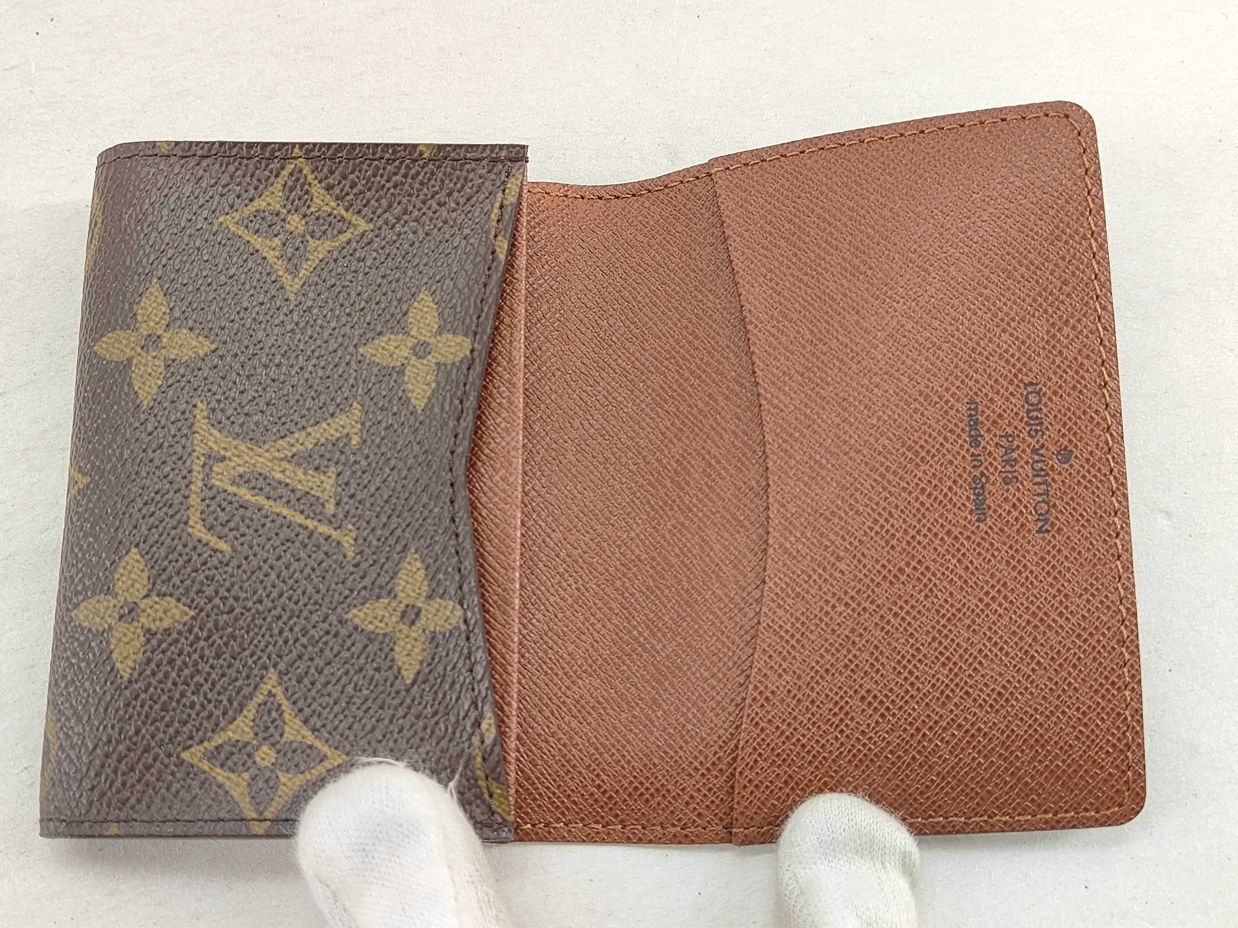 Monogram Enveloppe Carte de Visite Card Case (Card Case/Pass Case/Business Card Holder) — view 8