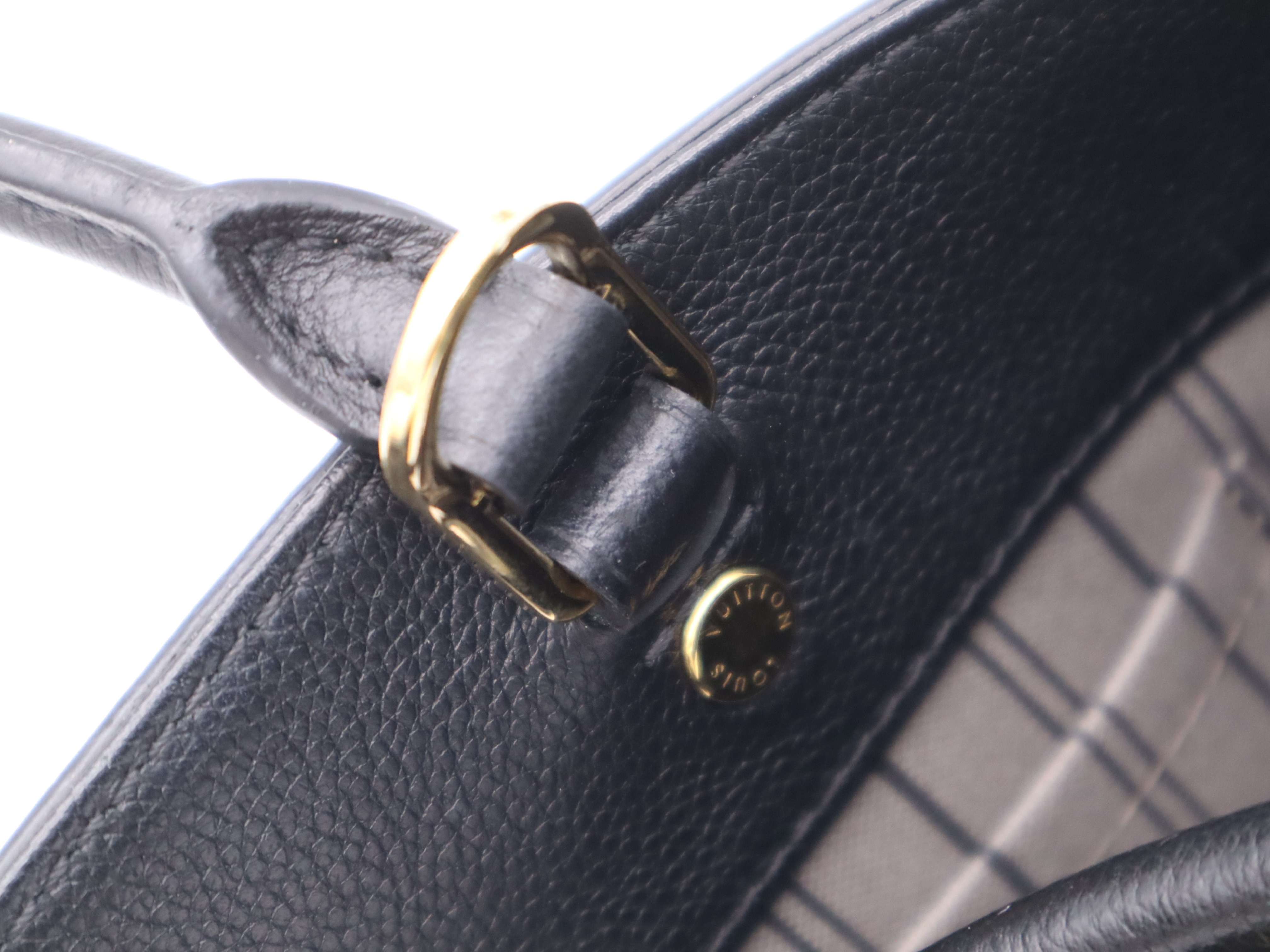 M41048 Monogram Empreinte Montaigne MM Noir Handbag — view 8