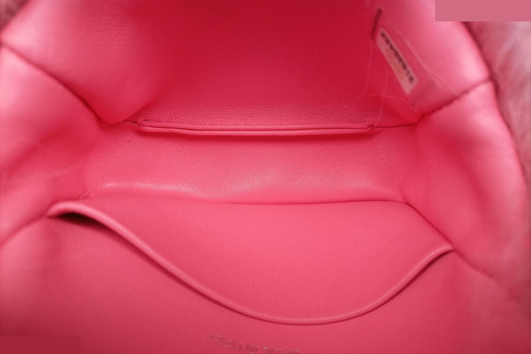 CC Hook Card Holder, Shearling, Pink — view 6