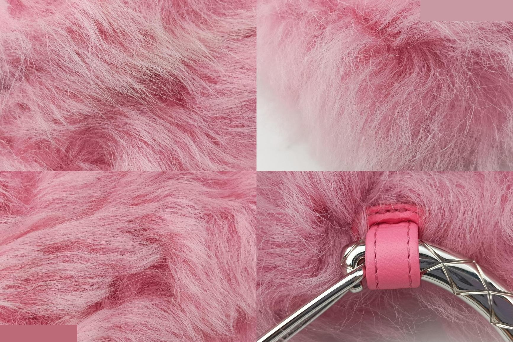 CC Hook Card Holder, Shearling, Pink — view 10