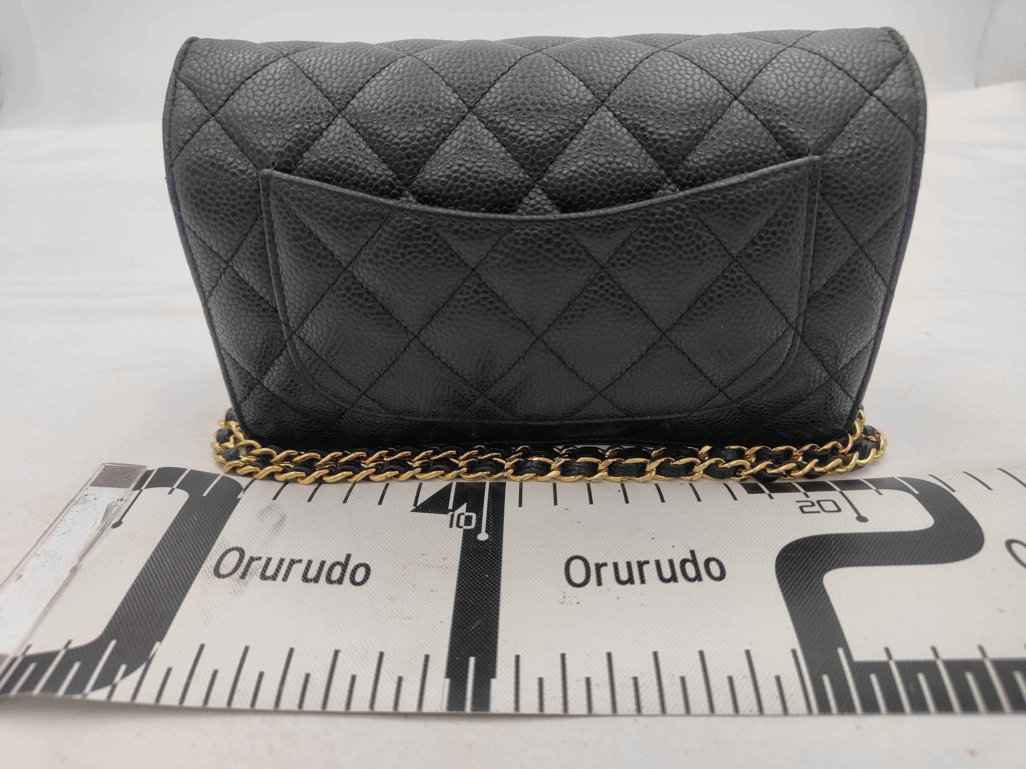 Caviar Skin Chain Wallet Shoulder Bag — view 2