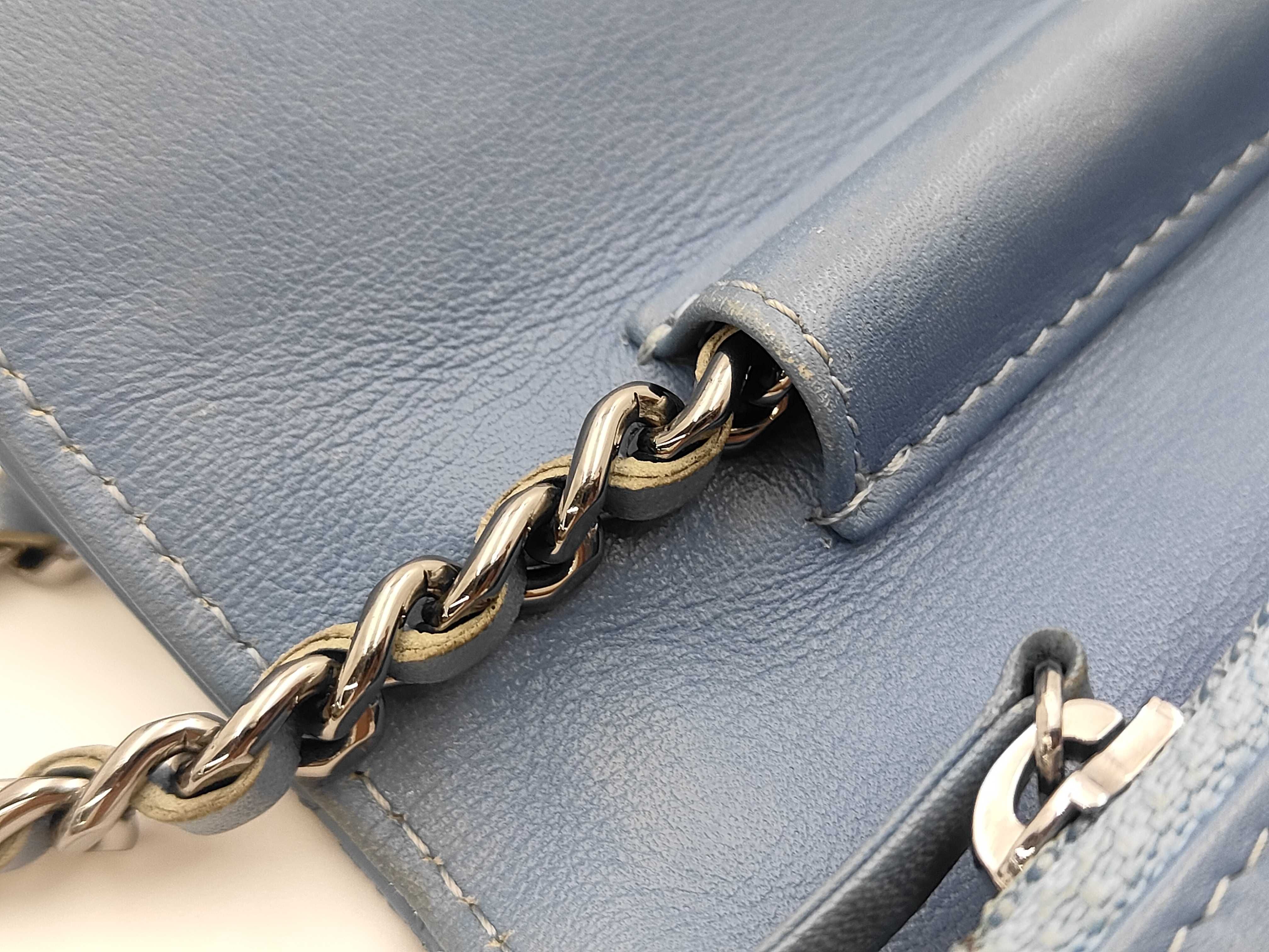 Patent Leather Chain Wallet Chain Shoulder Bag (Serial Number 17) — view 5