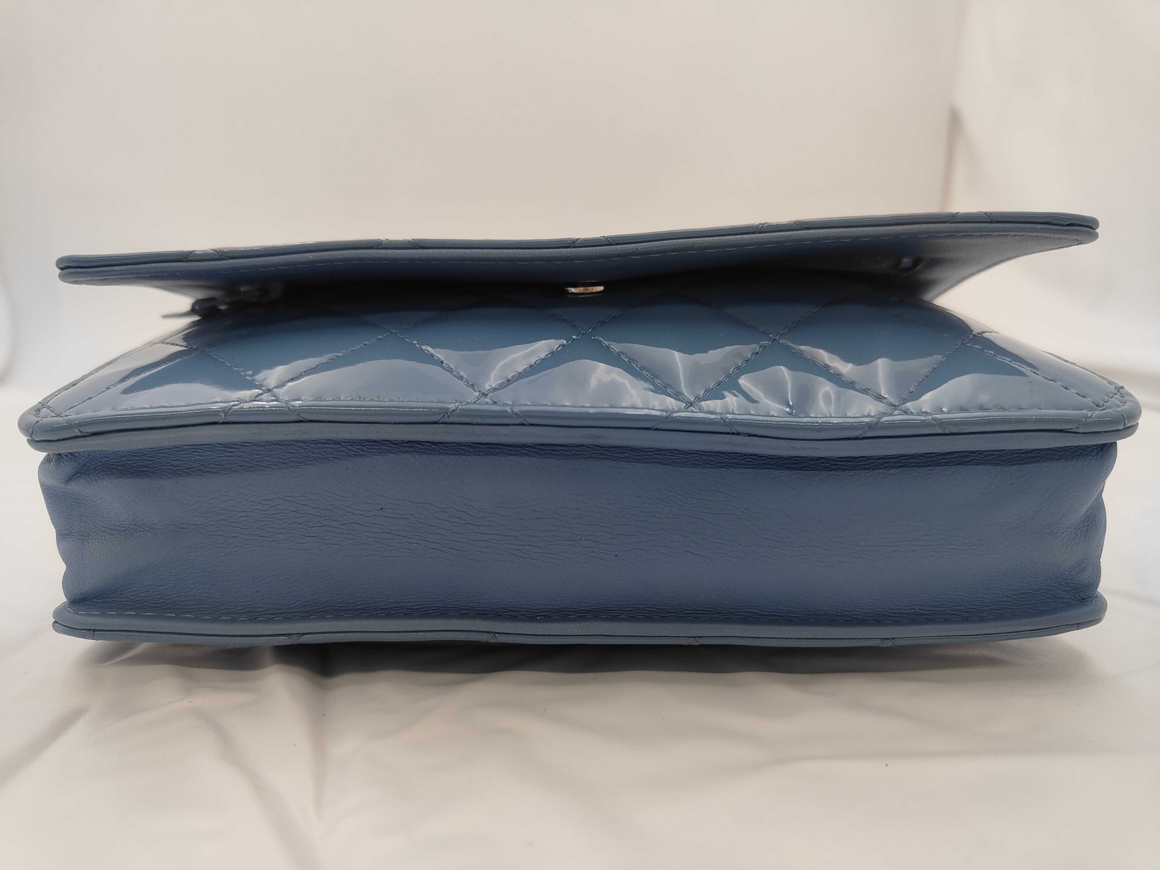 Patent Leather Chain Wallet Chain Shoulder Bag (Serial Number 17) — view 7