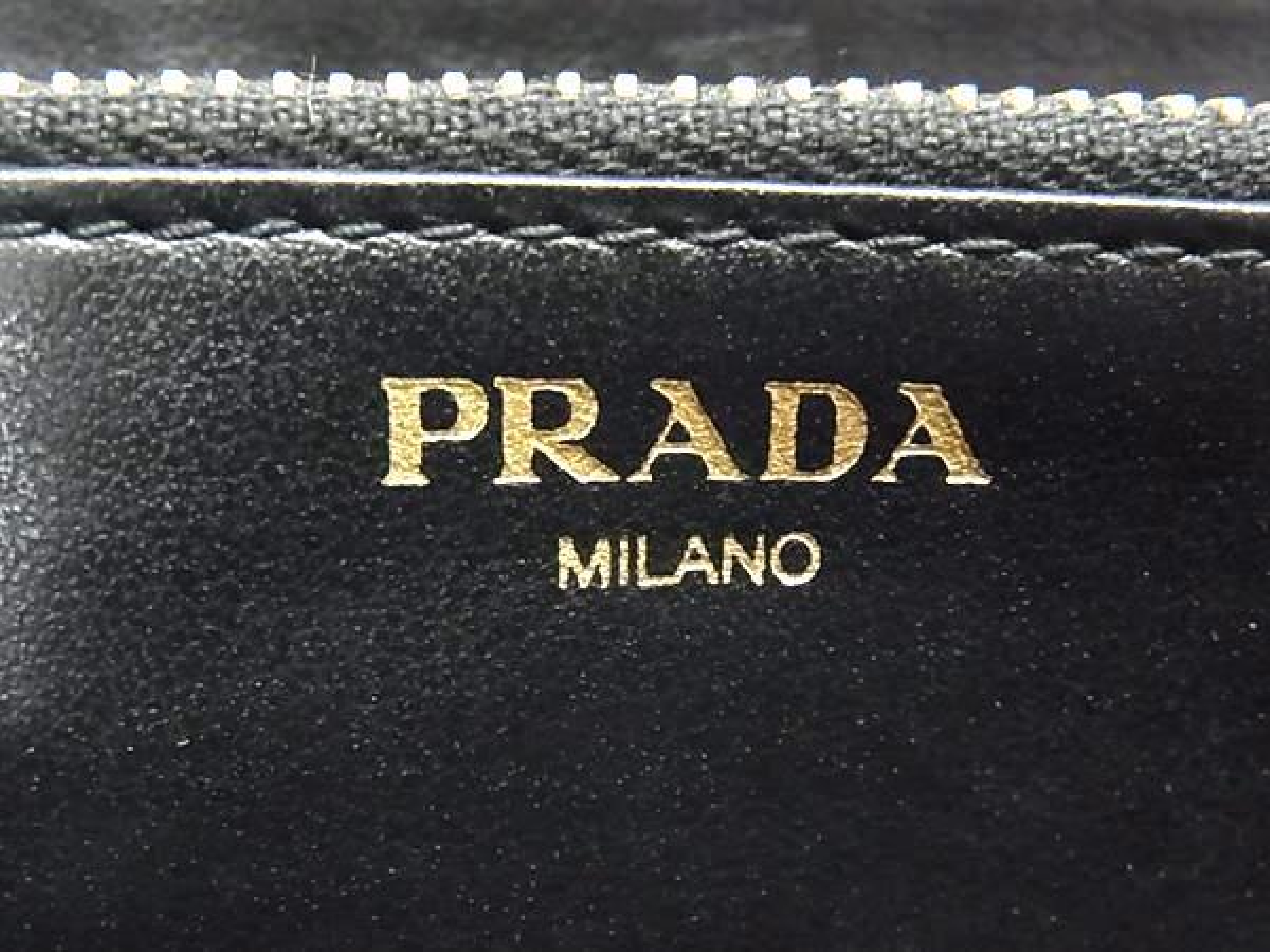 Leather Round Zip Long Wallet, Billfold, Coin Purse, Card Slots, Women's, Black, FW7726 — view 5
