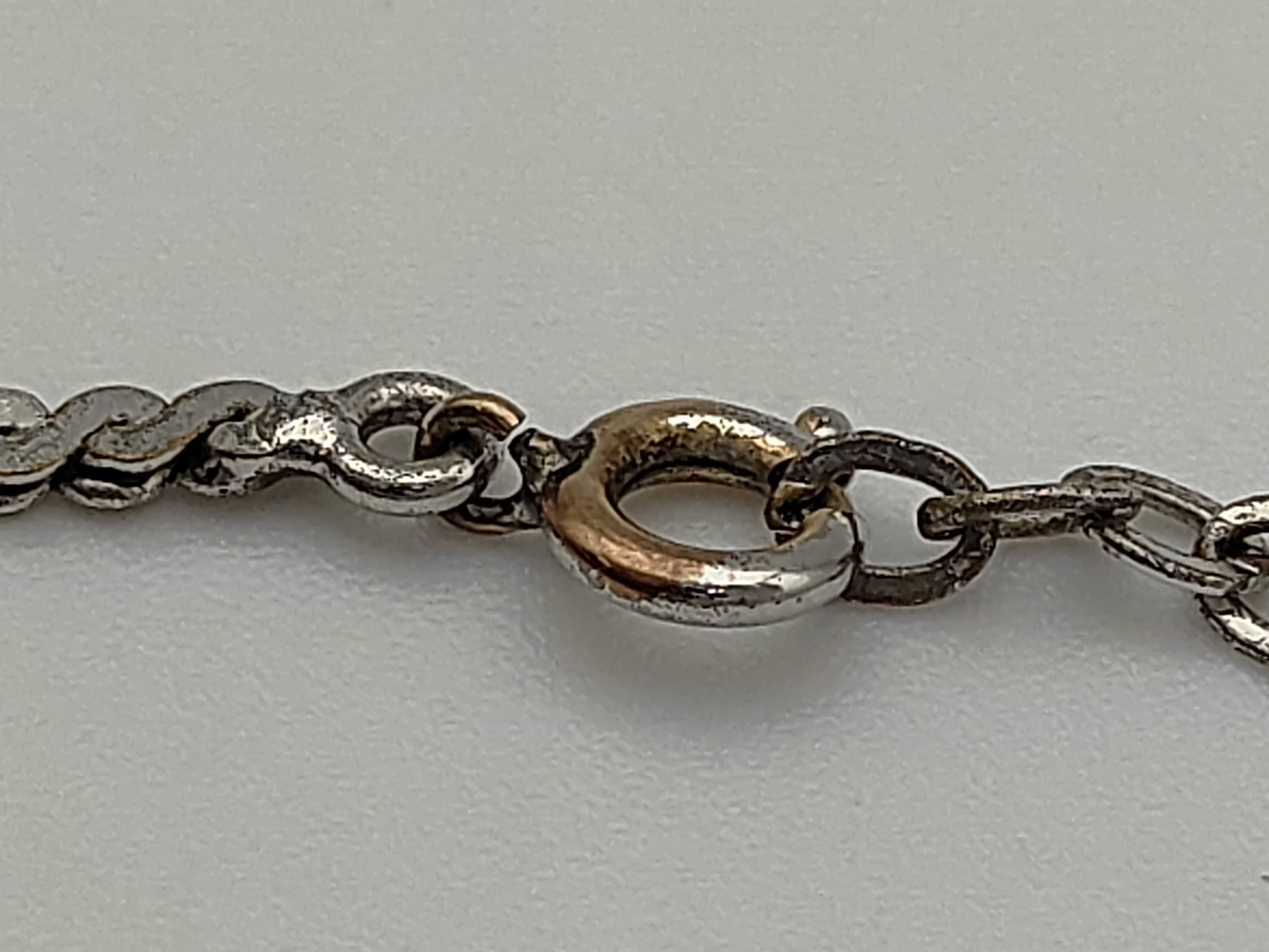Christian Rhinestone Heart Silver Necklace — view 8