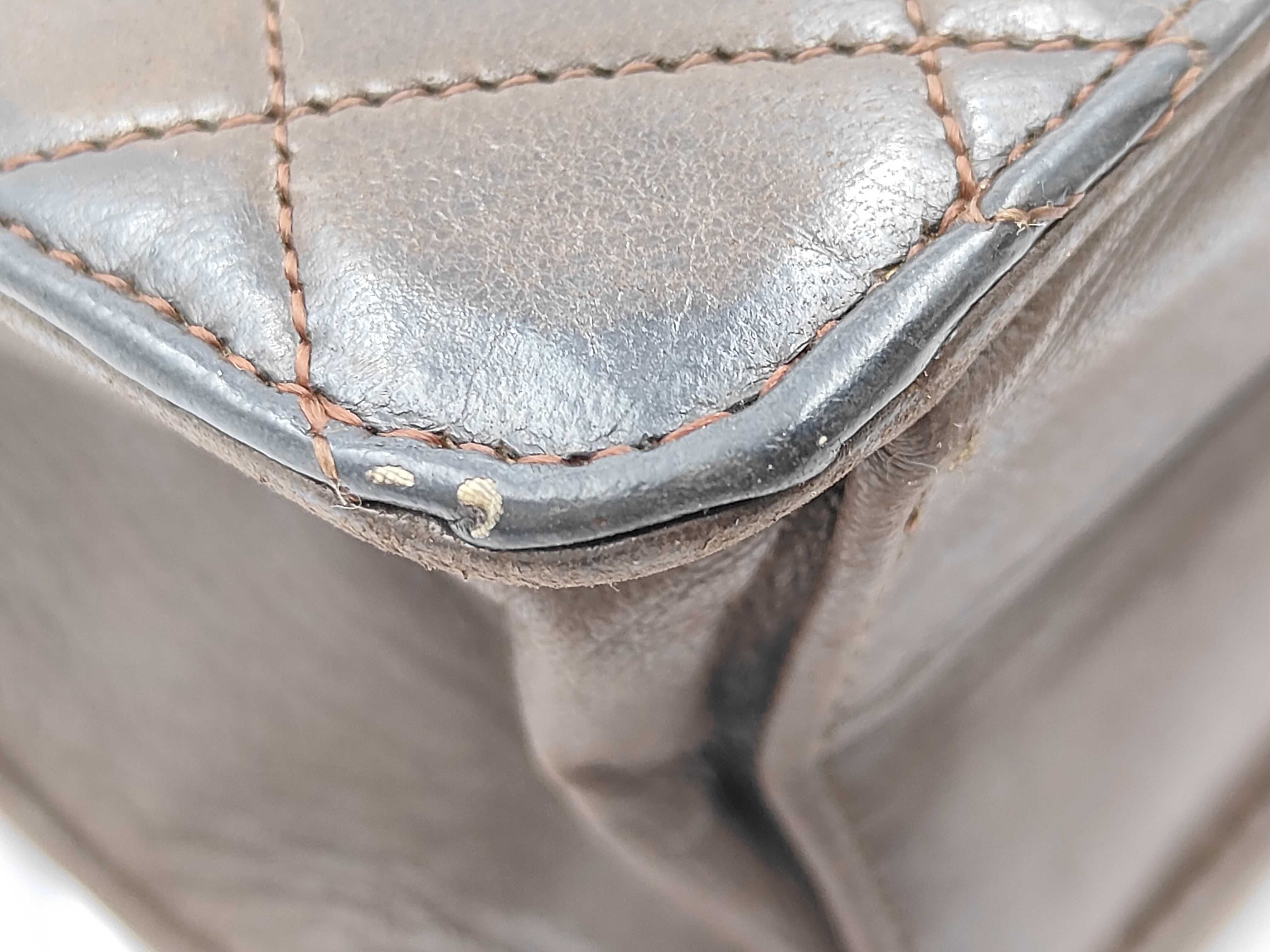 Lambskin Matelassé Single Flap Gold Chain Shoulder Bag — view 6