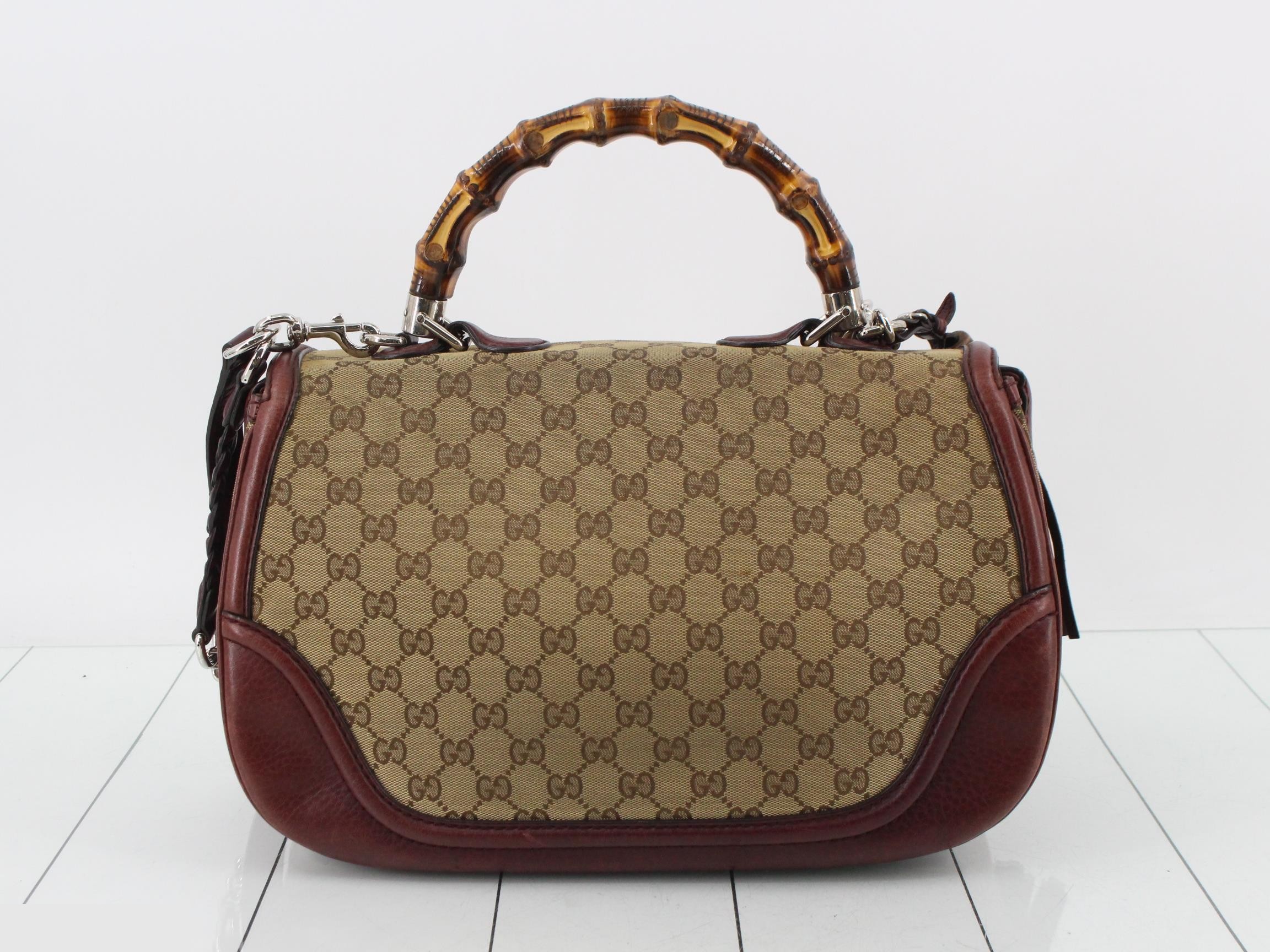 GG Canvas New Bamboo Shoulder Bag — view 2