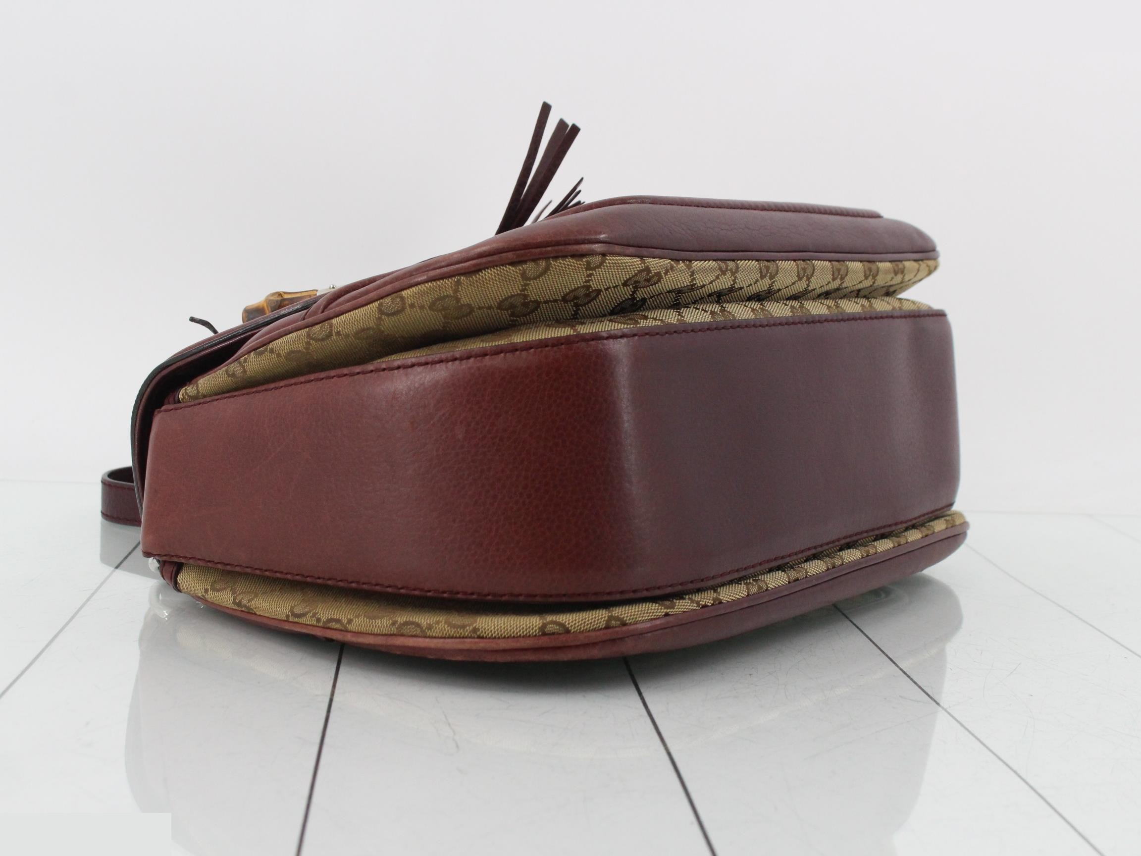 GG Canvas New Bamboo Shoulder Bag — view 5