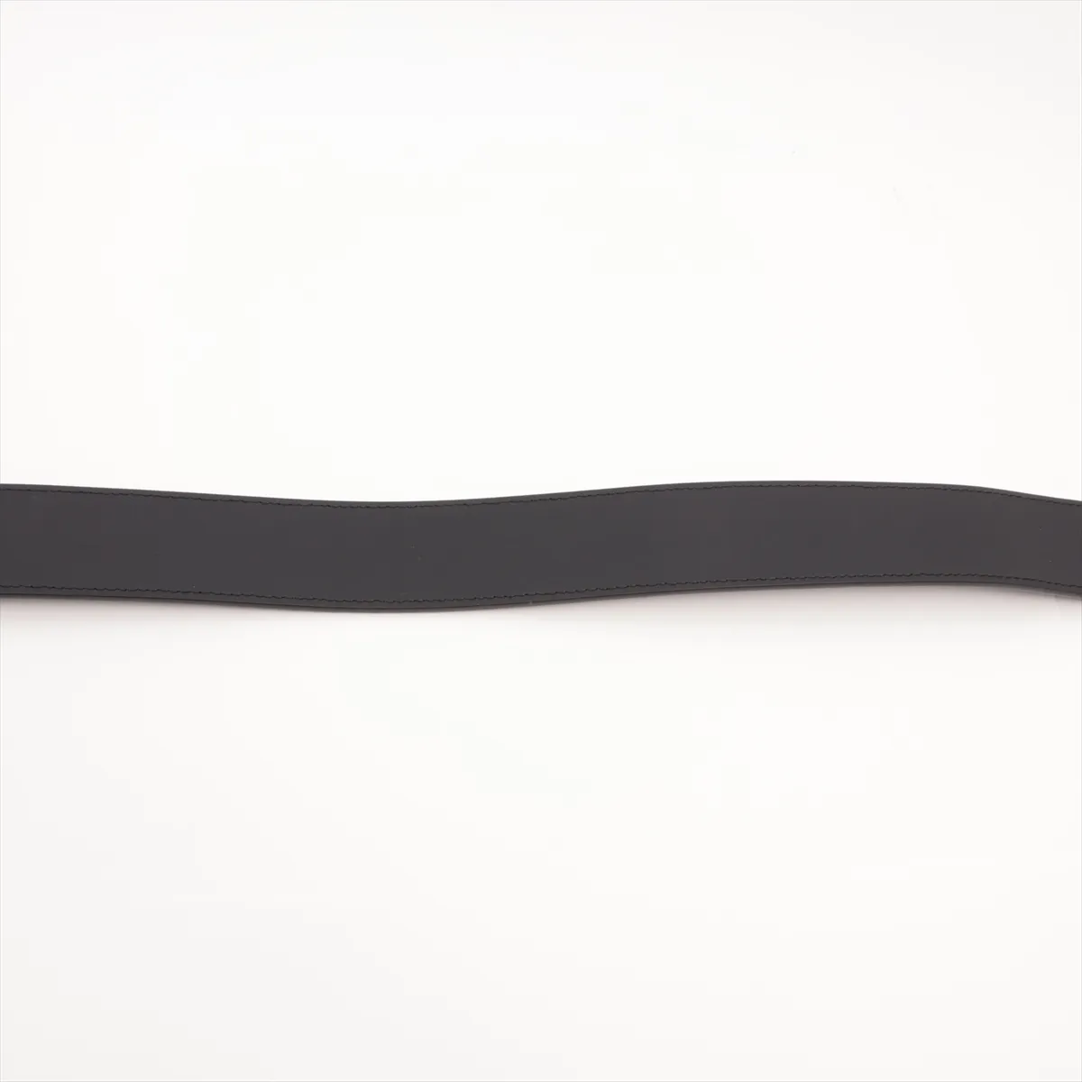 406831 Double G Belt 90 Leather x GP Black x Gold — view 4