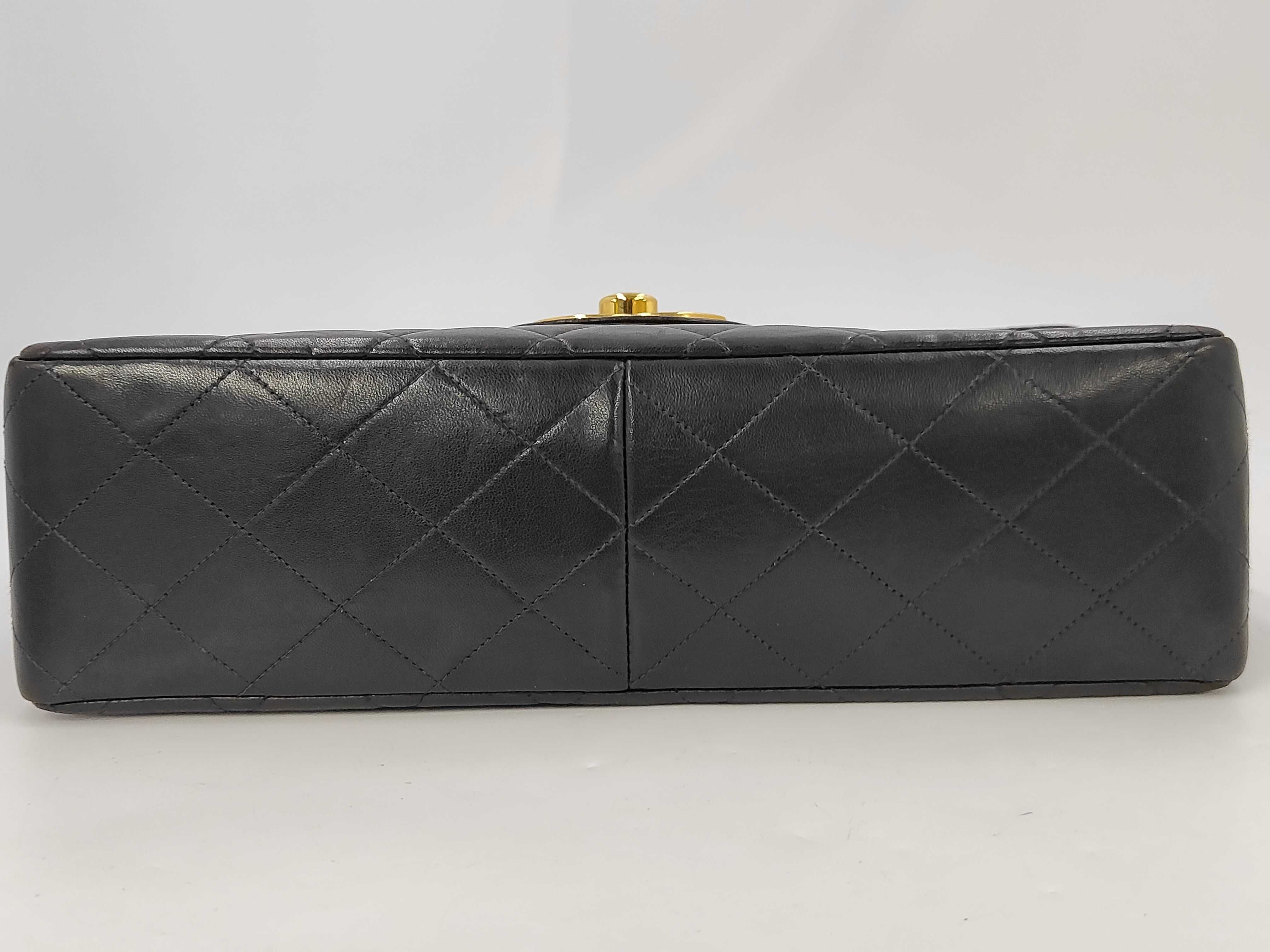 Large Matelassé Lambskin Shoulder Bag — view 3