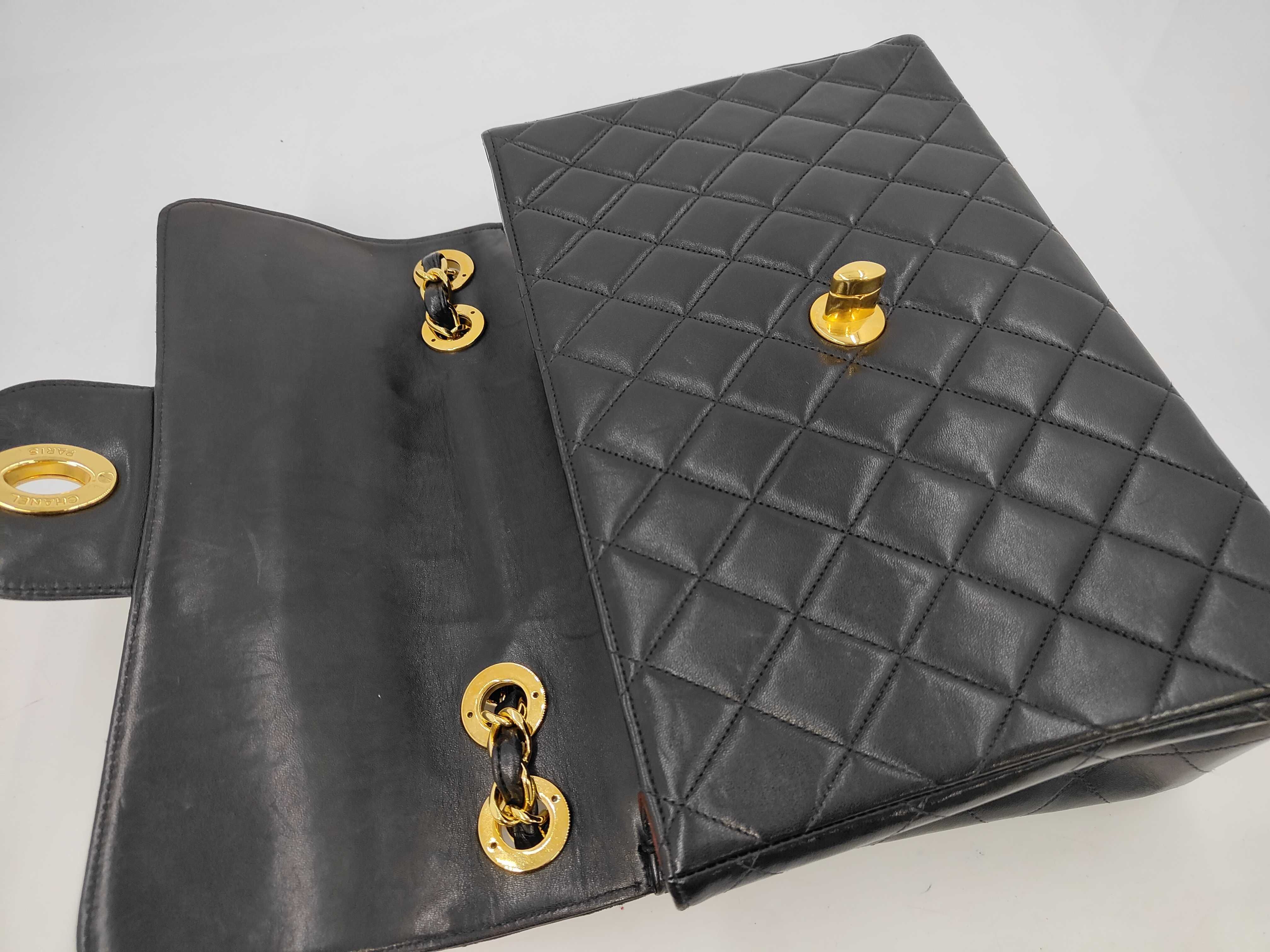 Large Matelassé Lambskin Shoulder Bag — view 7