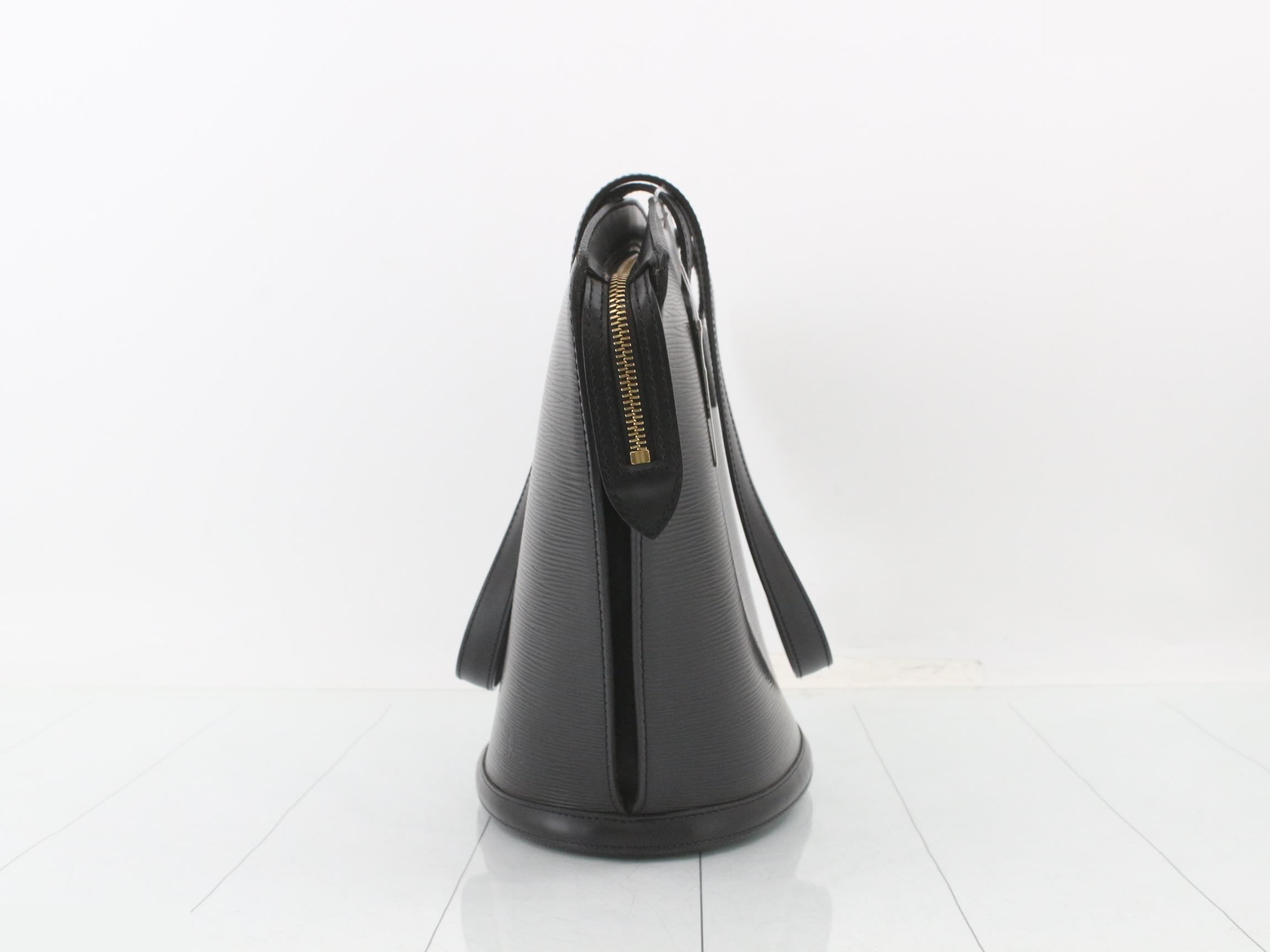 Epi Saint-Jacques Shopping Noir Tote Bag — view 3