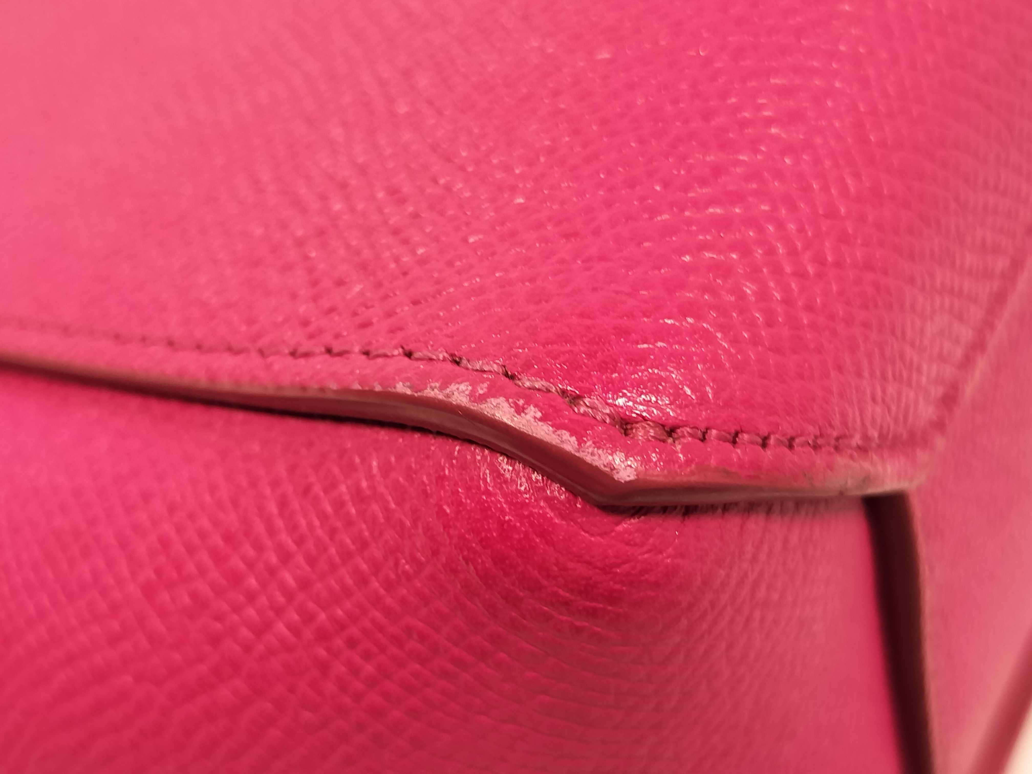 Belt Bag Nano Pink Leather 2-way Handbag — view 15