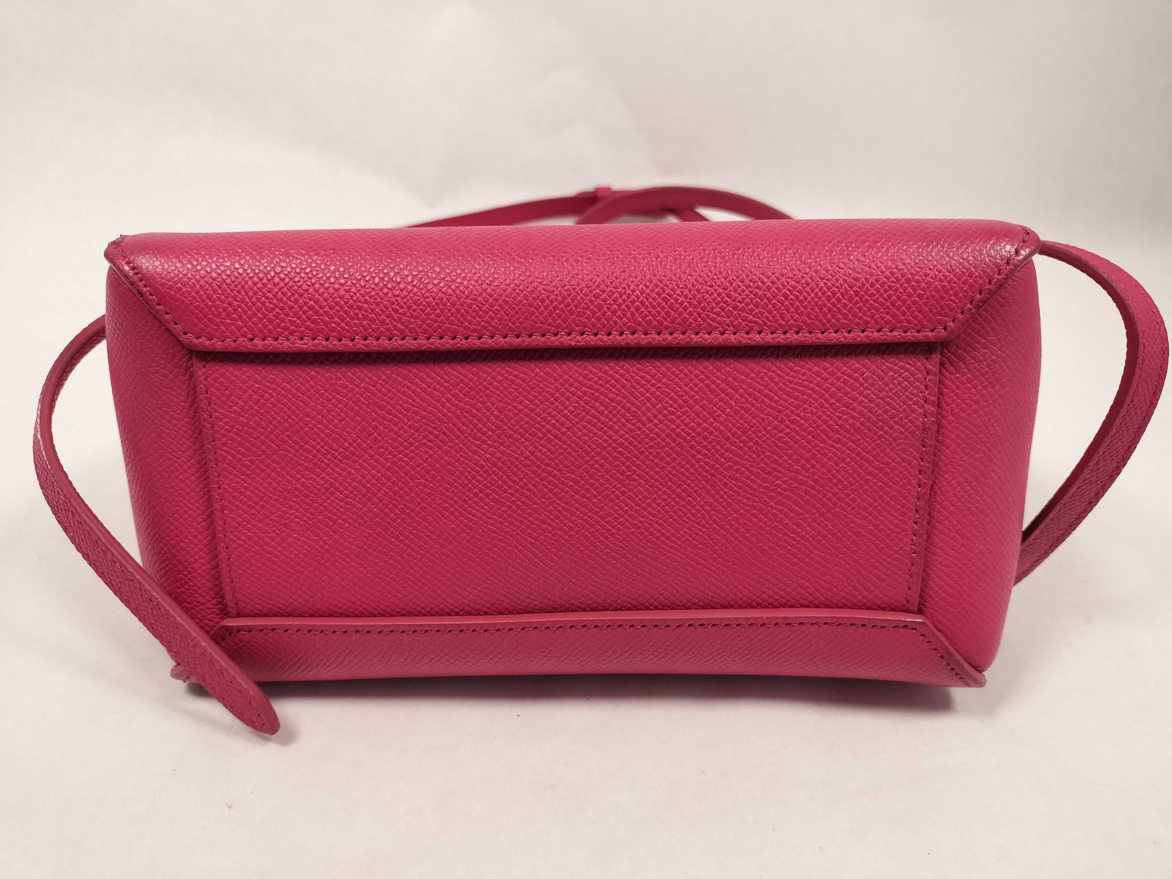 Belt Bag Nano Pink Leather 2-way Handbag — view 7
