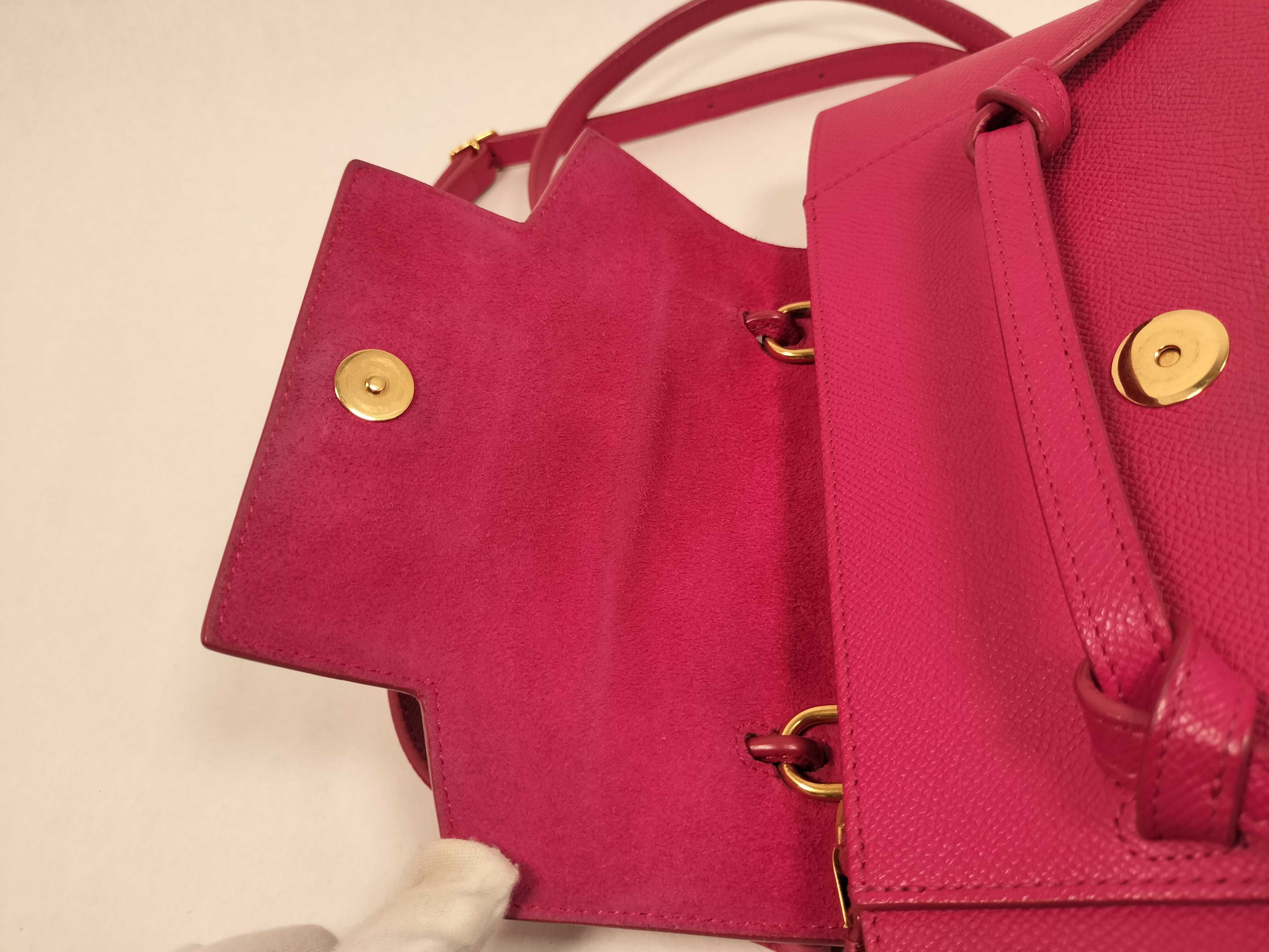 Belt Bag Nano Pink Leather 2-way Handbag — view 8