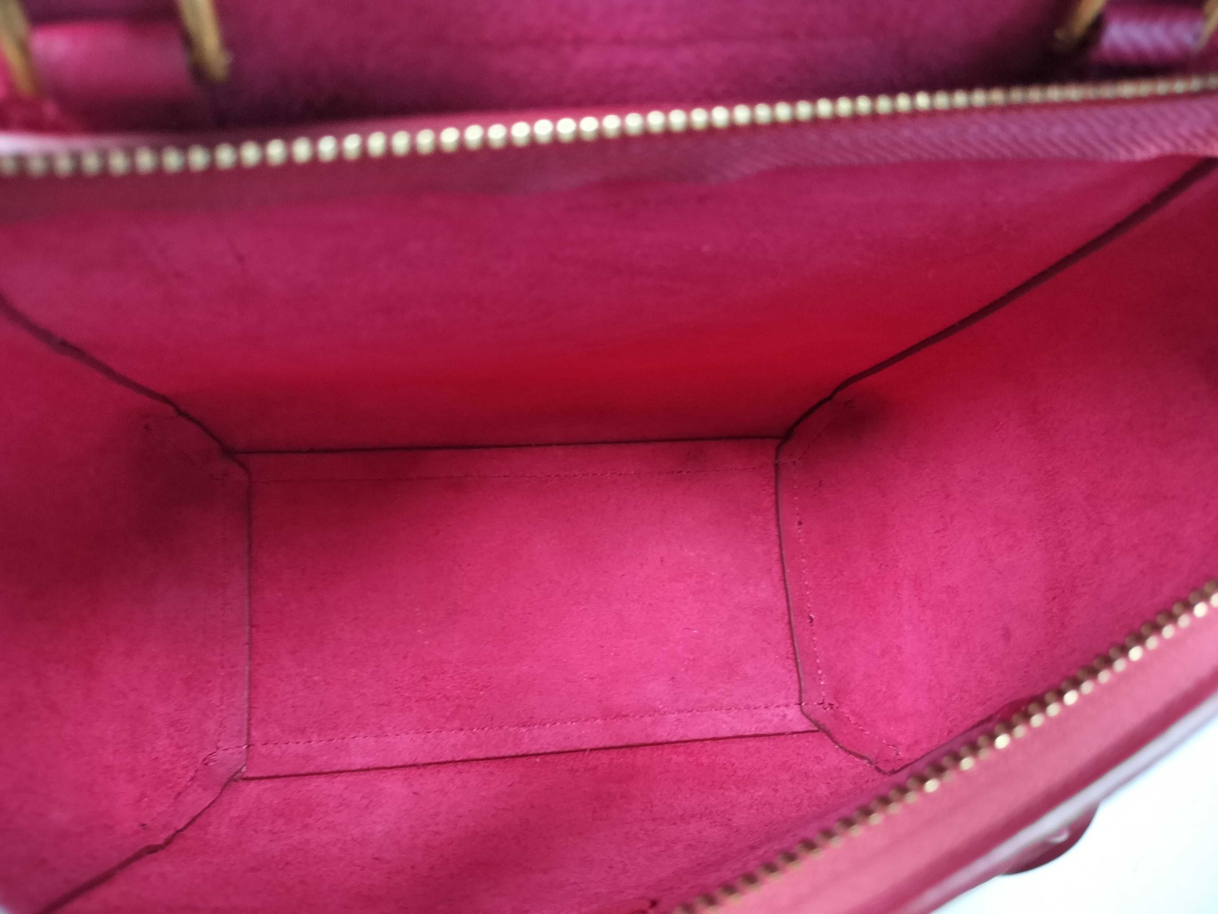 Belt Bag Nano Pink Leather 2-way Handbag — view 10