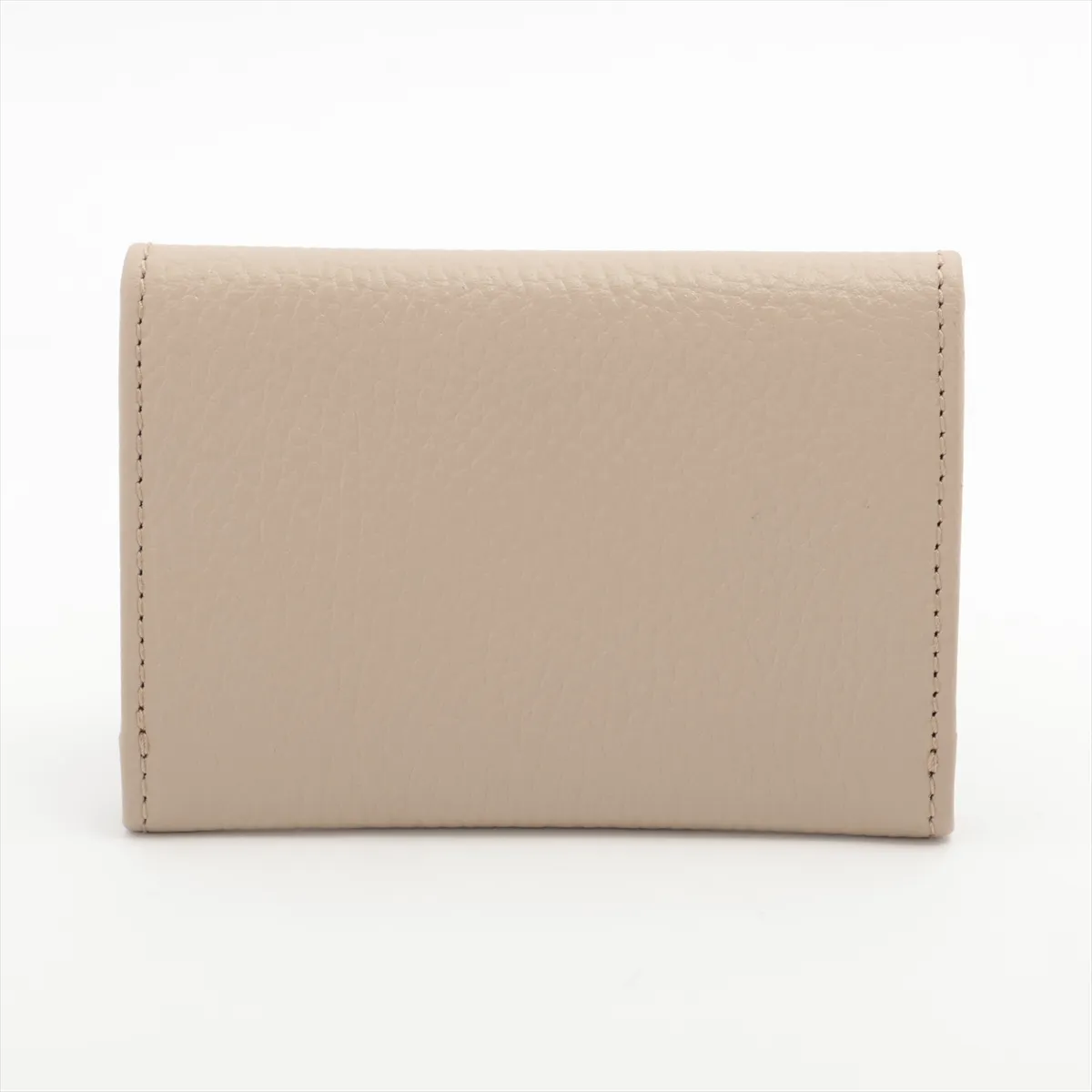 Double G 739525 Leather Card Case Beige x Yellow — view 2