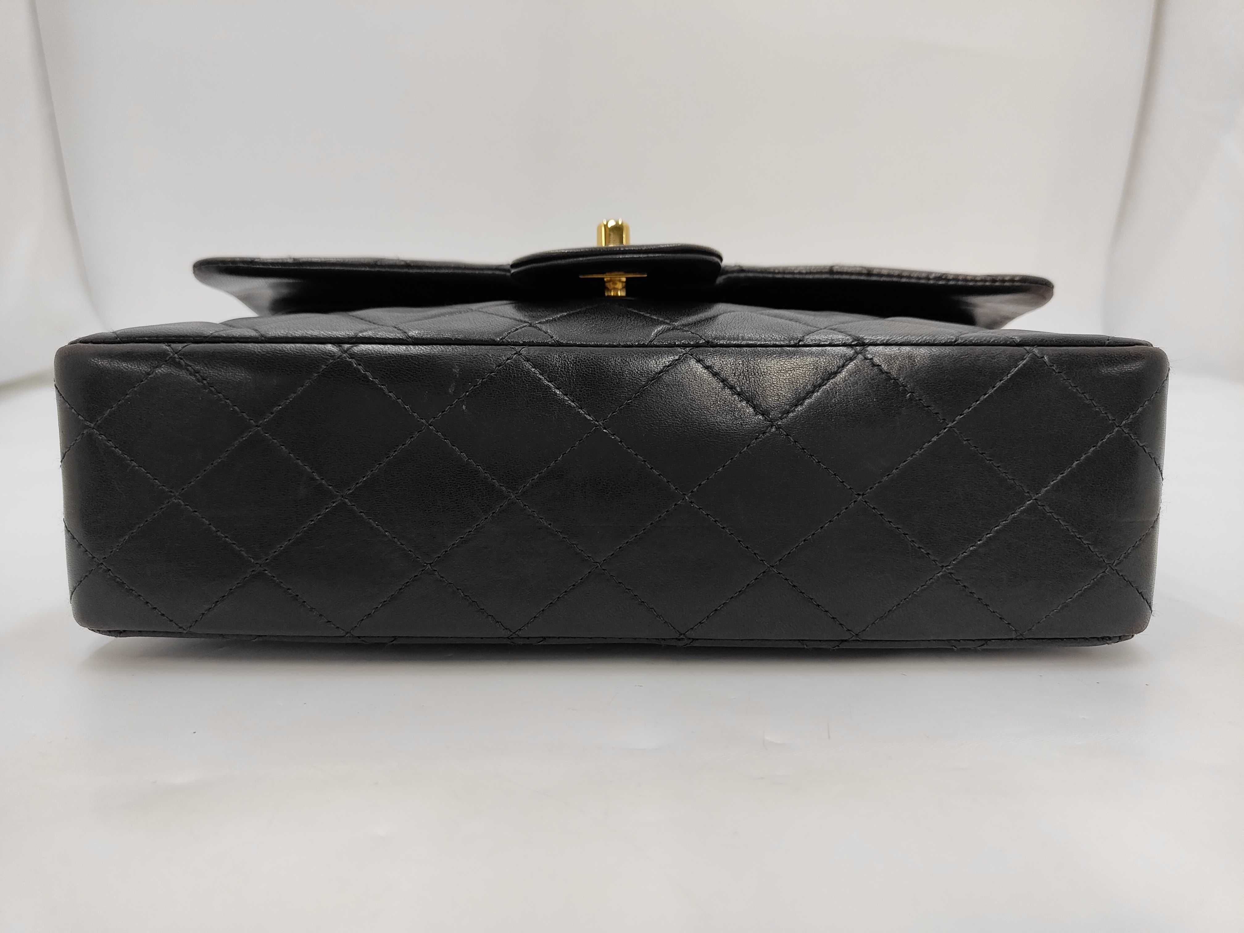 Matelassé Double Flap 25 Black, Series 3, Gold Hardware, with Dust Bag and Seal, Shoulder Bag — view 3