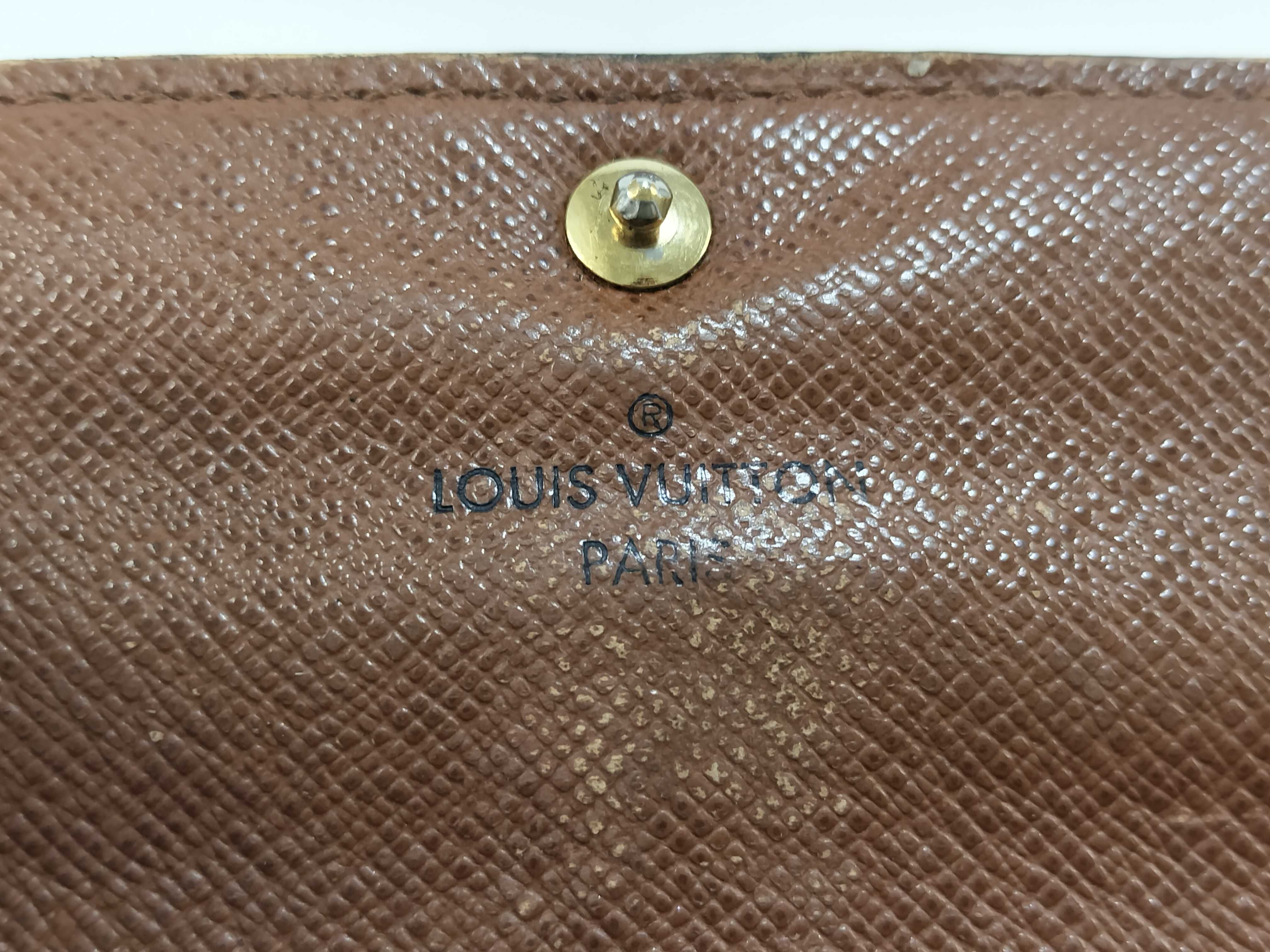 Monogram Louis Vuitton Monogram Portefeuille Sarah Wallet — view 14