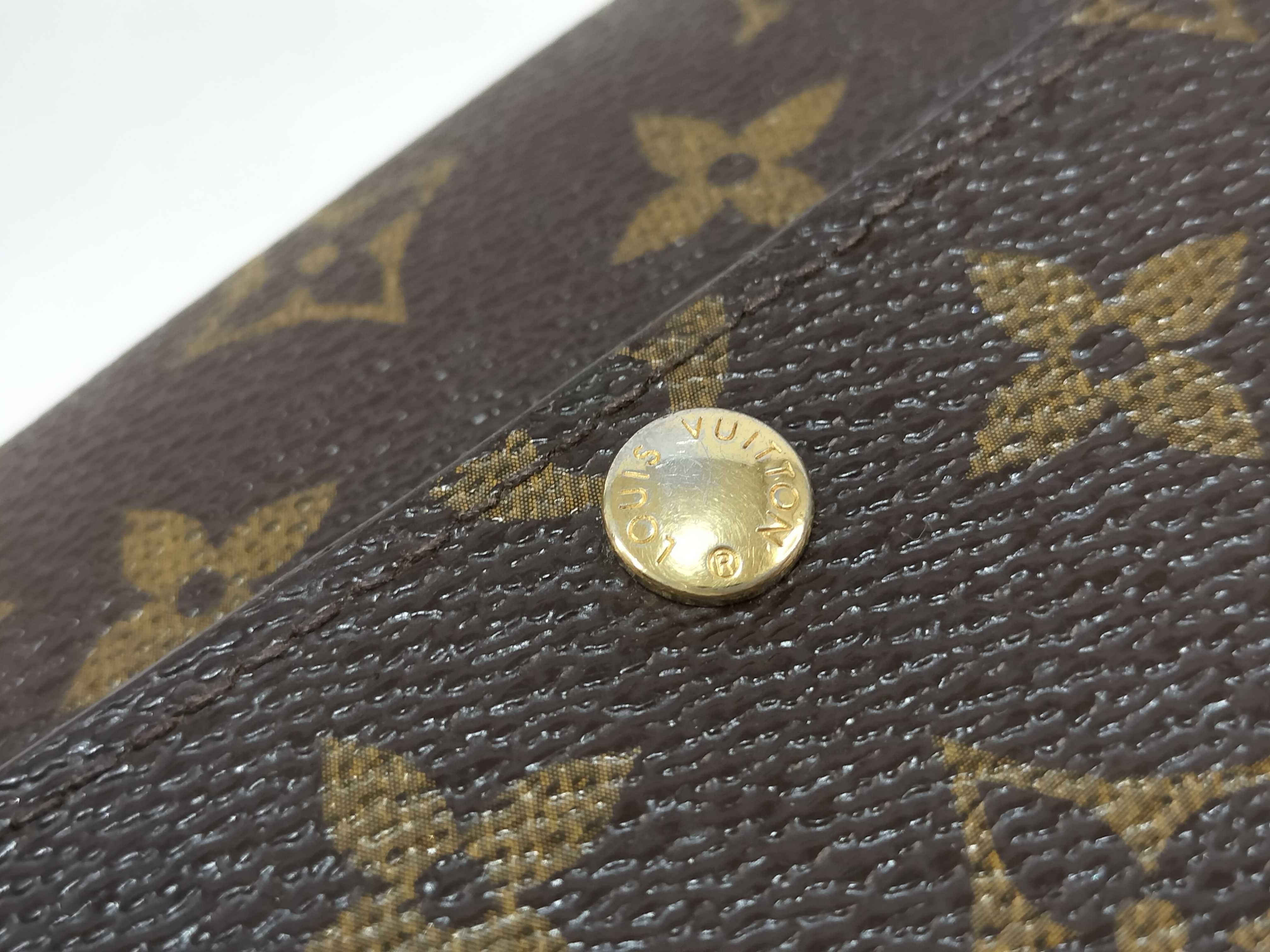 Monogram Louis Vuitton Monogram Portefeuille Sarah Wallet — view 7
