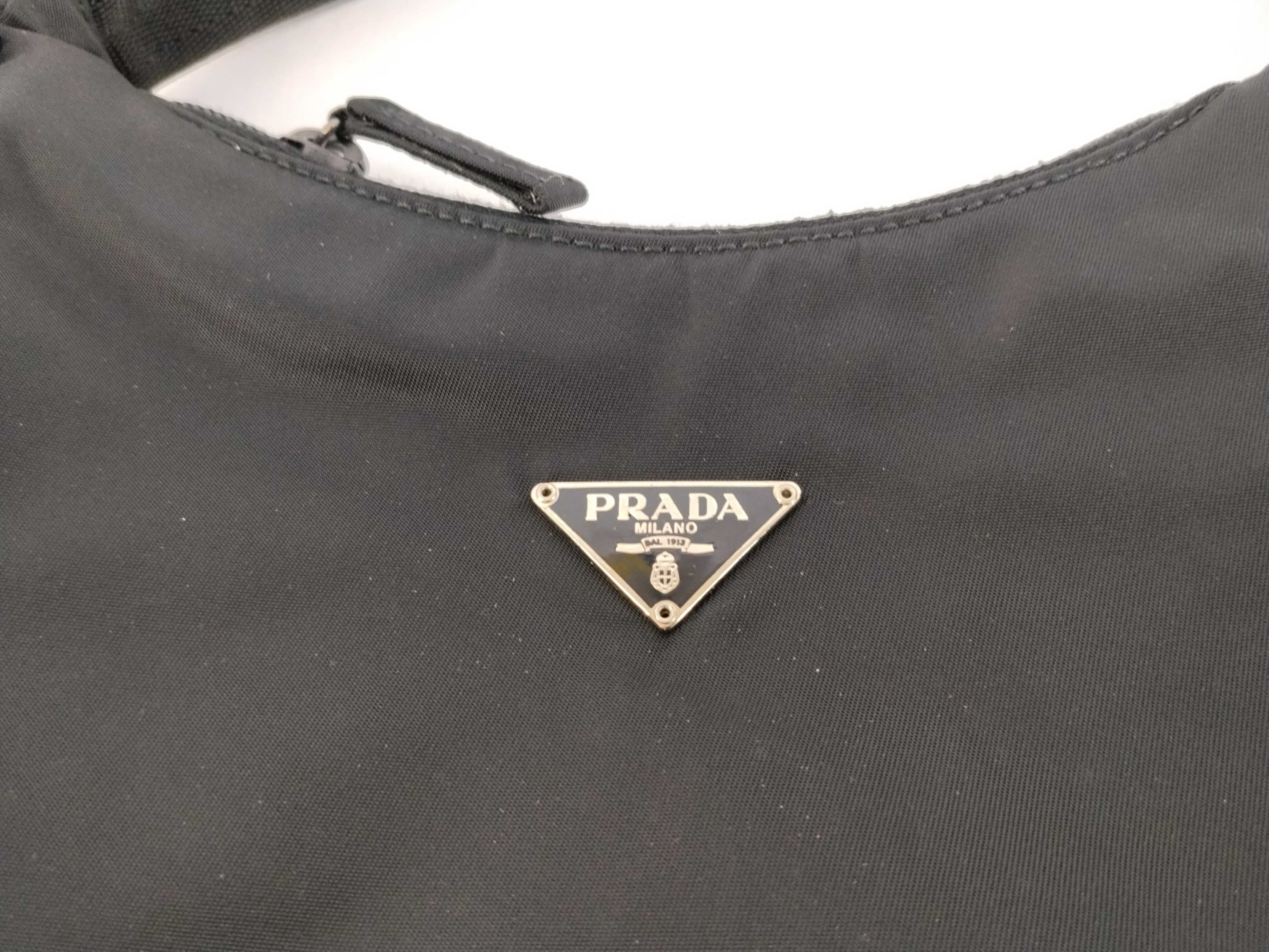 Nylon Prada Handbag Nylon Black Handbag — view 8