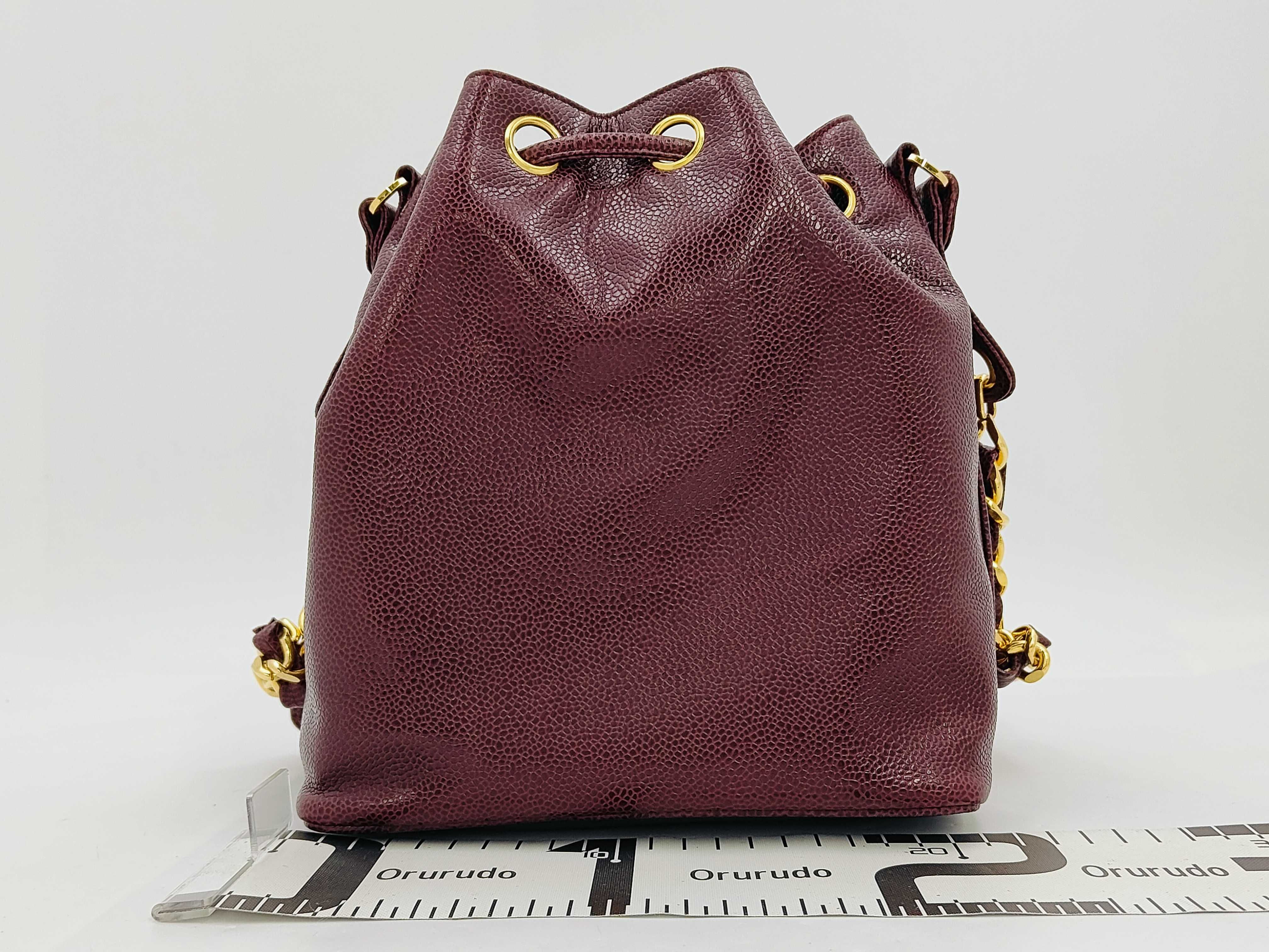 Caviar Skin Large Coco Chain Shoulder Bag (Series 2) — view 2