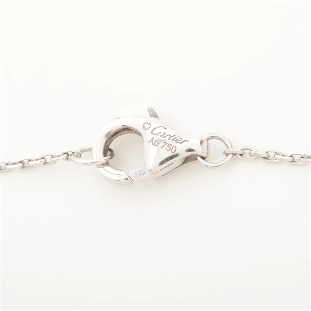 Etincelle de Cartier Diamond Necklace 750 (WG) 5.8g CKR001 (Dents, metal wear, — view 4